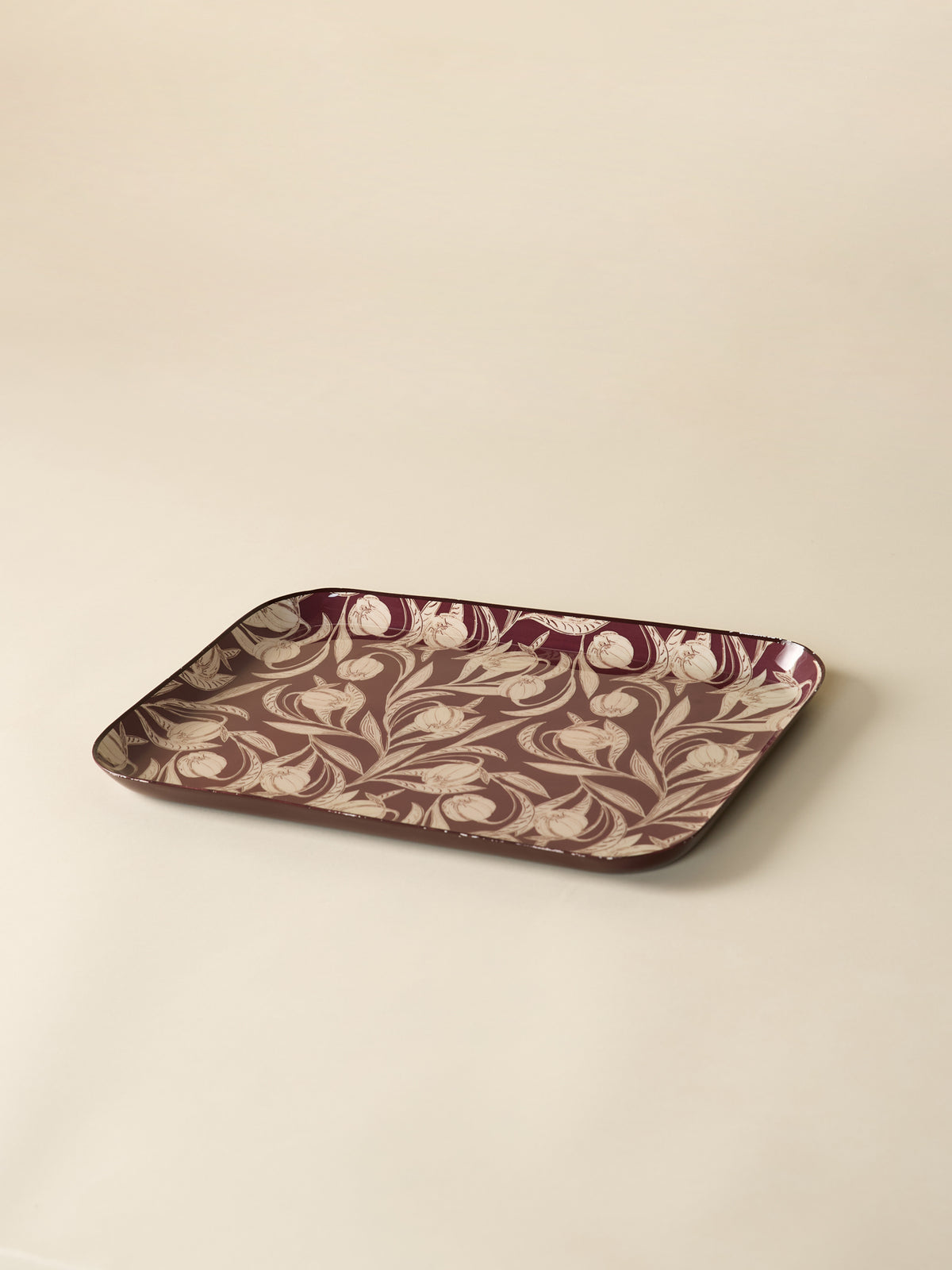 Crocus enameled tray - Large