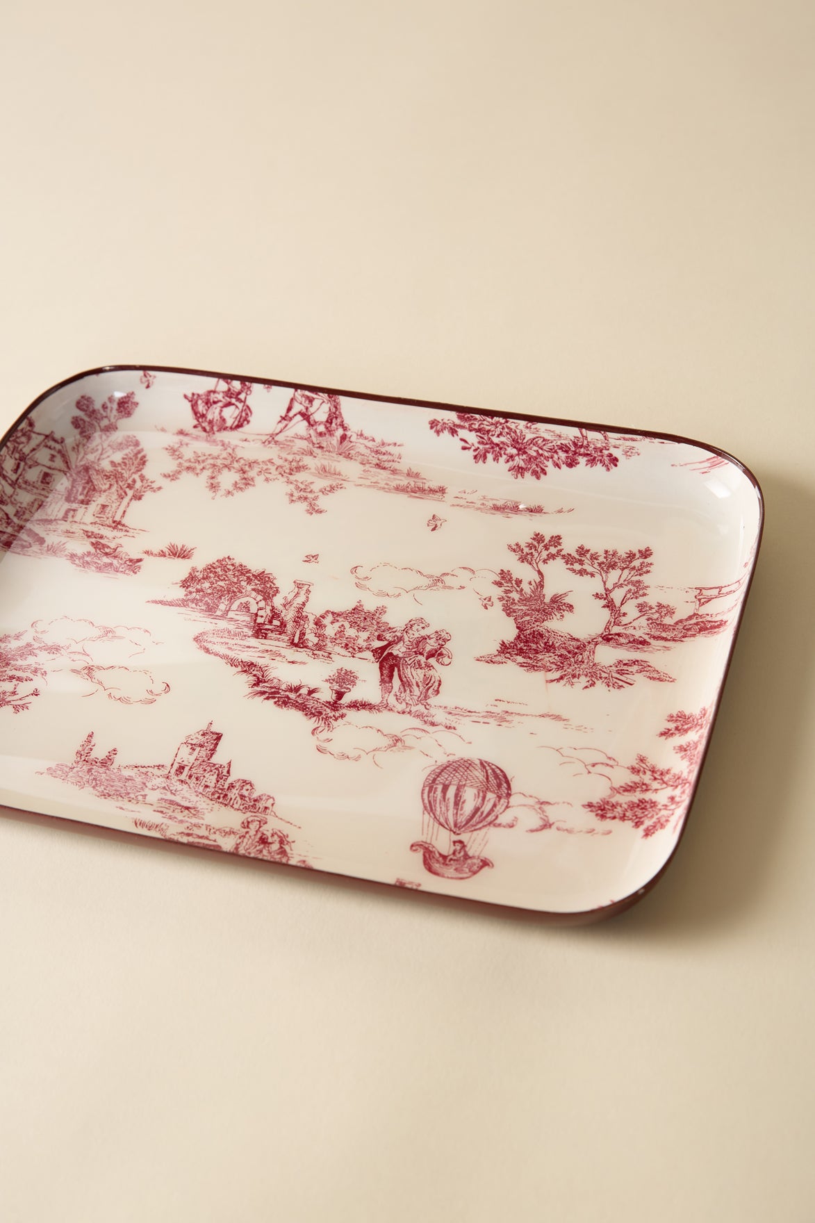 Enameled print tray - Small - MARQUISE BIRTHDAY COLLECTION