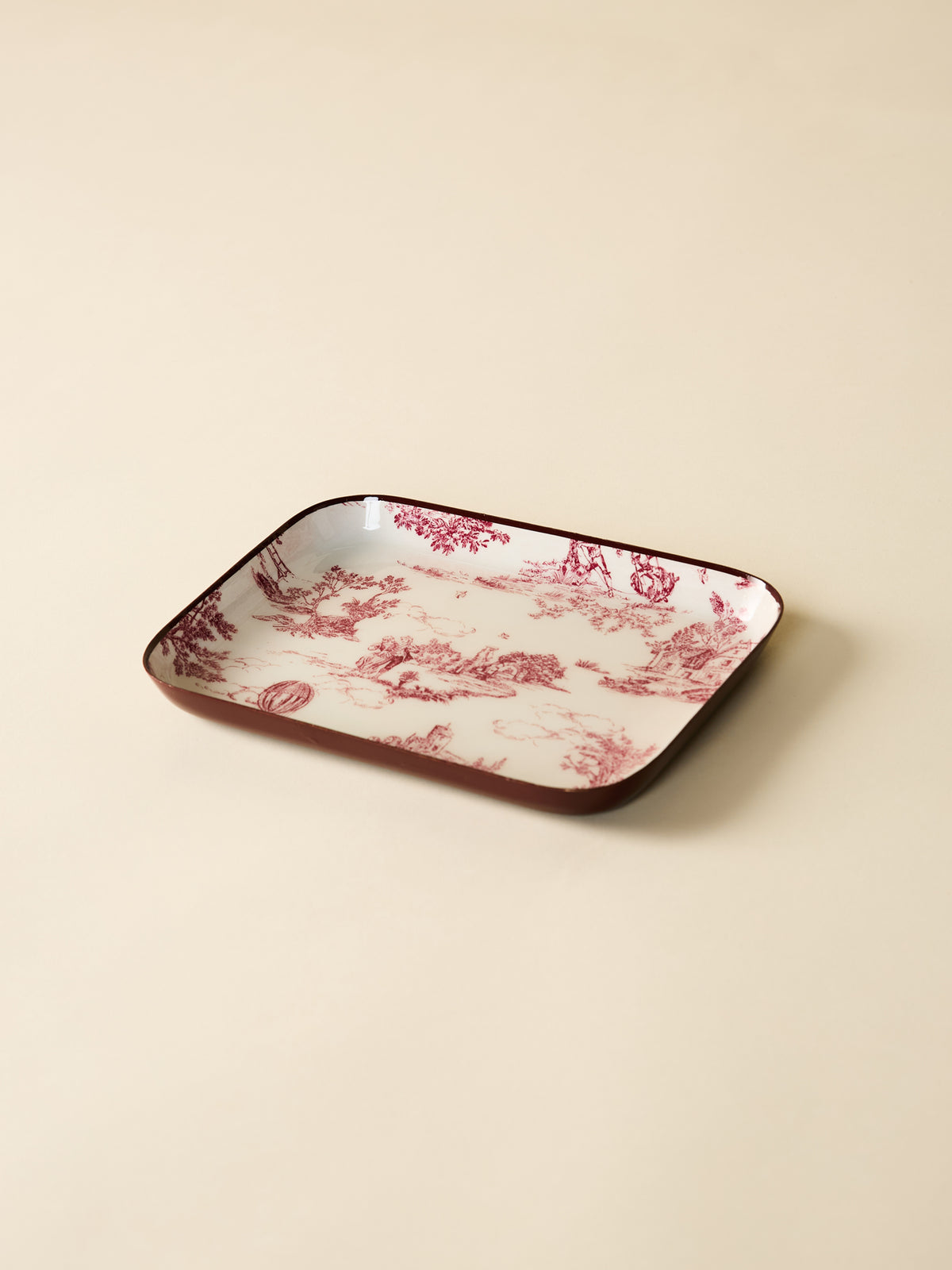 Enameled print tray - Small - MARQUISE BIRTHDAY COLLECTION