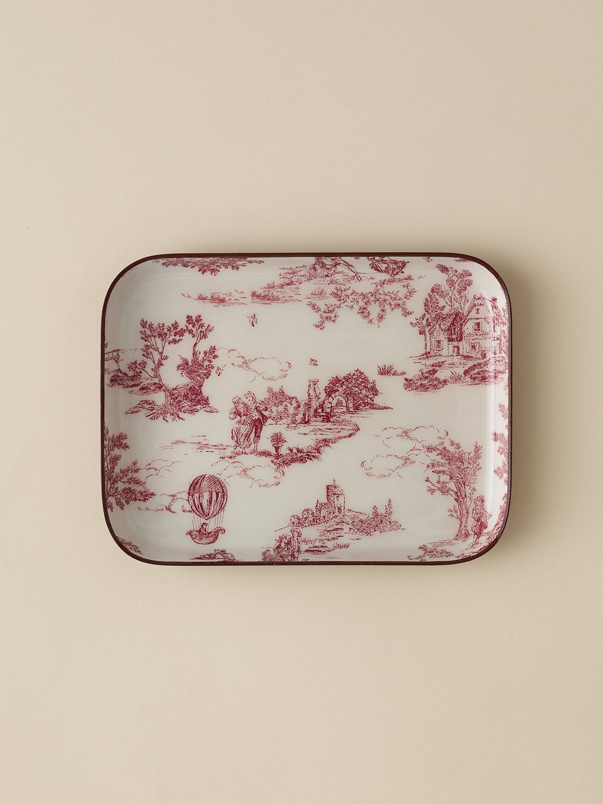 Enameled print tray - Small - MARQUISE BIRTHDAY COLLECTION