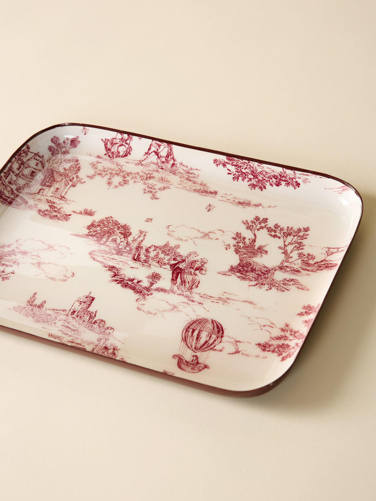 Enameled print tray - Large - MARQUISE BIRTHDAY COLLECTION