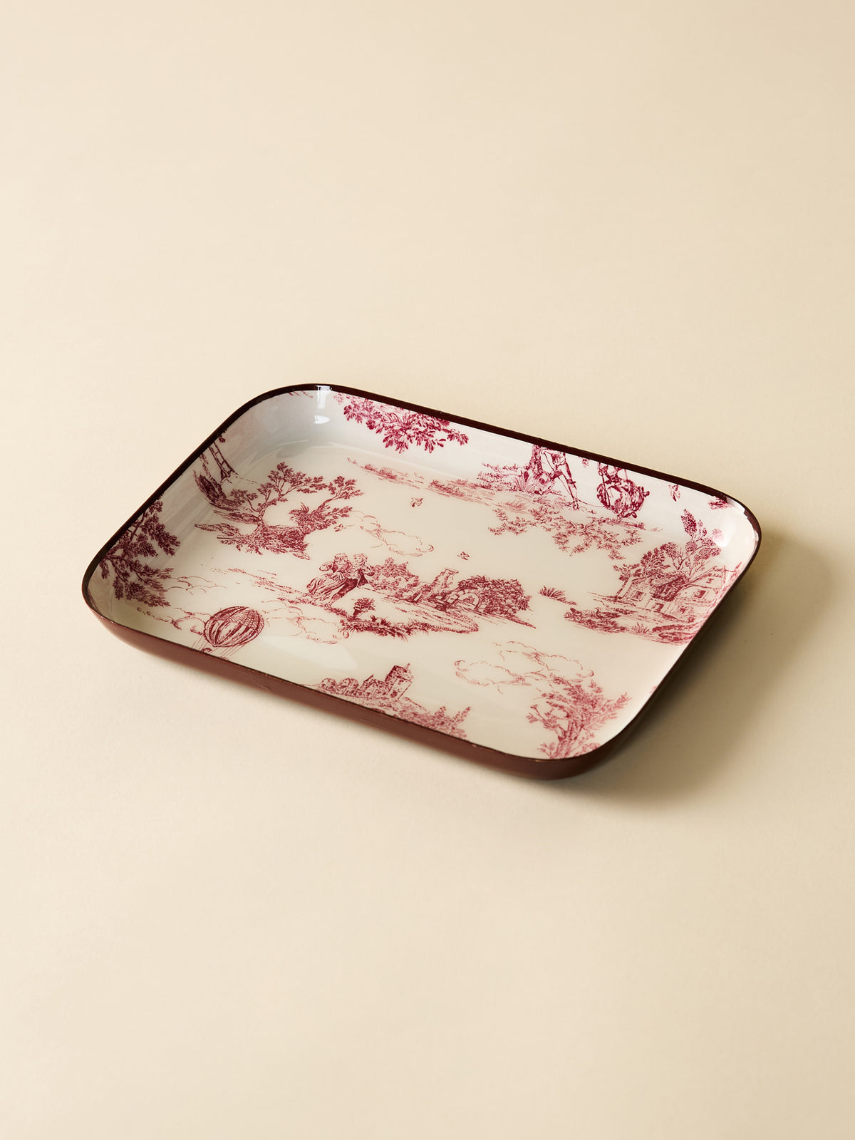 Enameled print tray - Large - MARQUISE BIRTHDAY COLLECTION