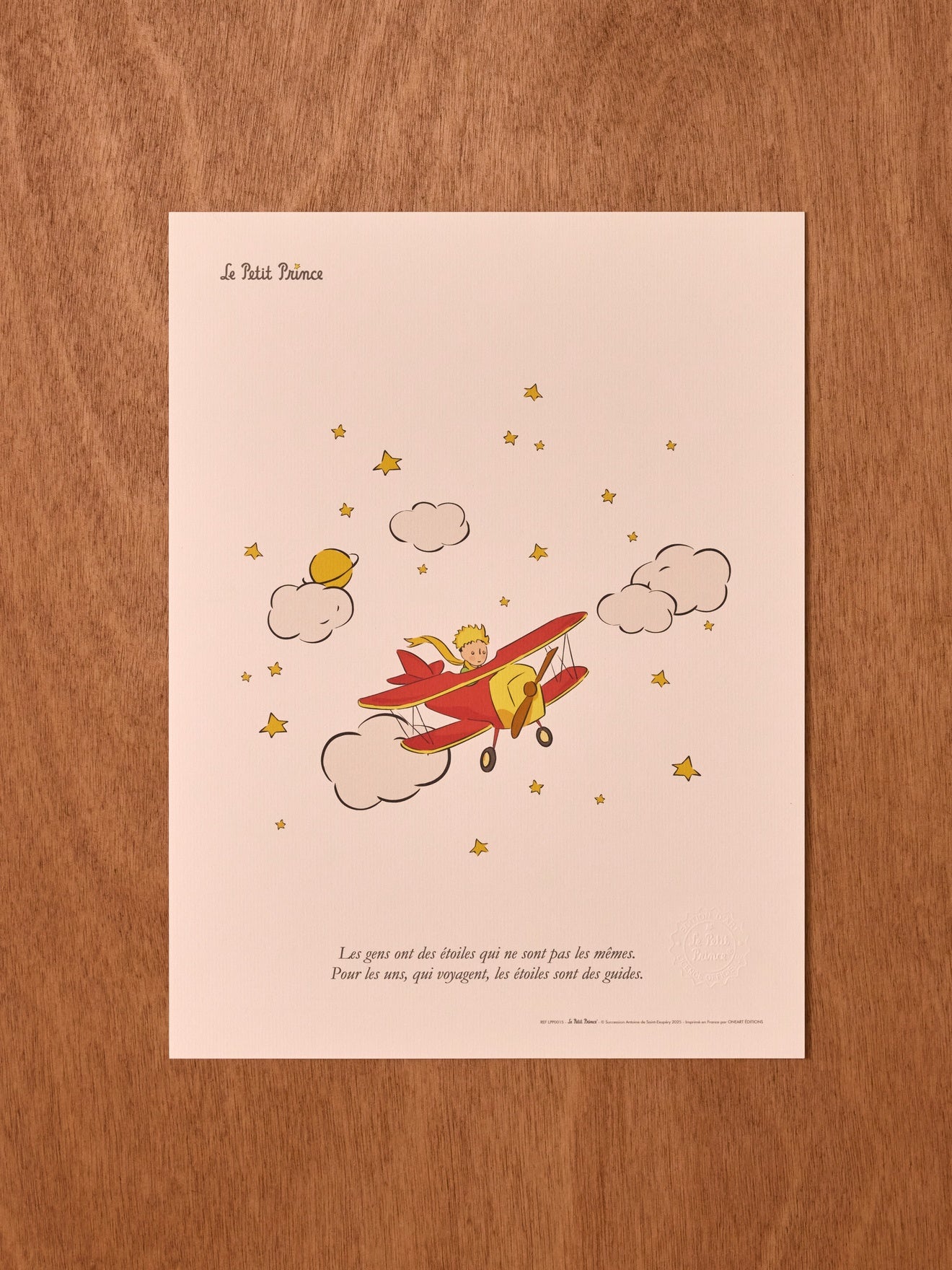 Affiche Petit Prince - Cyrillus X Oneart