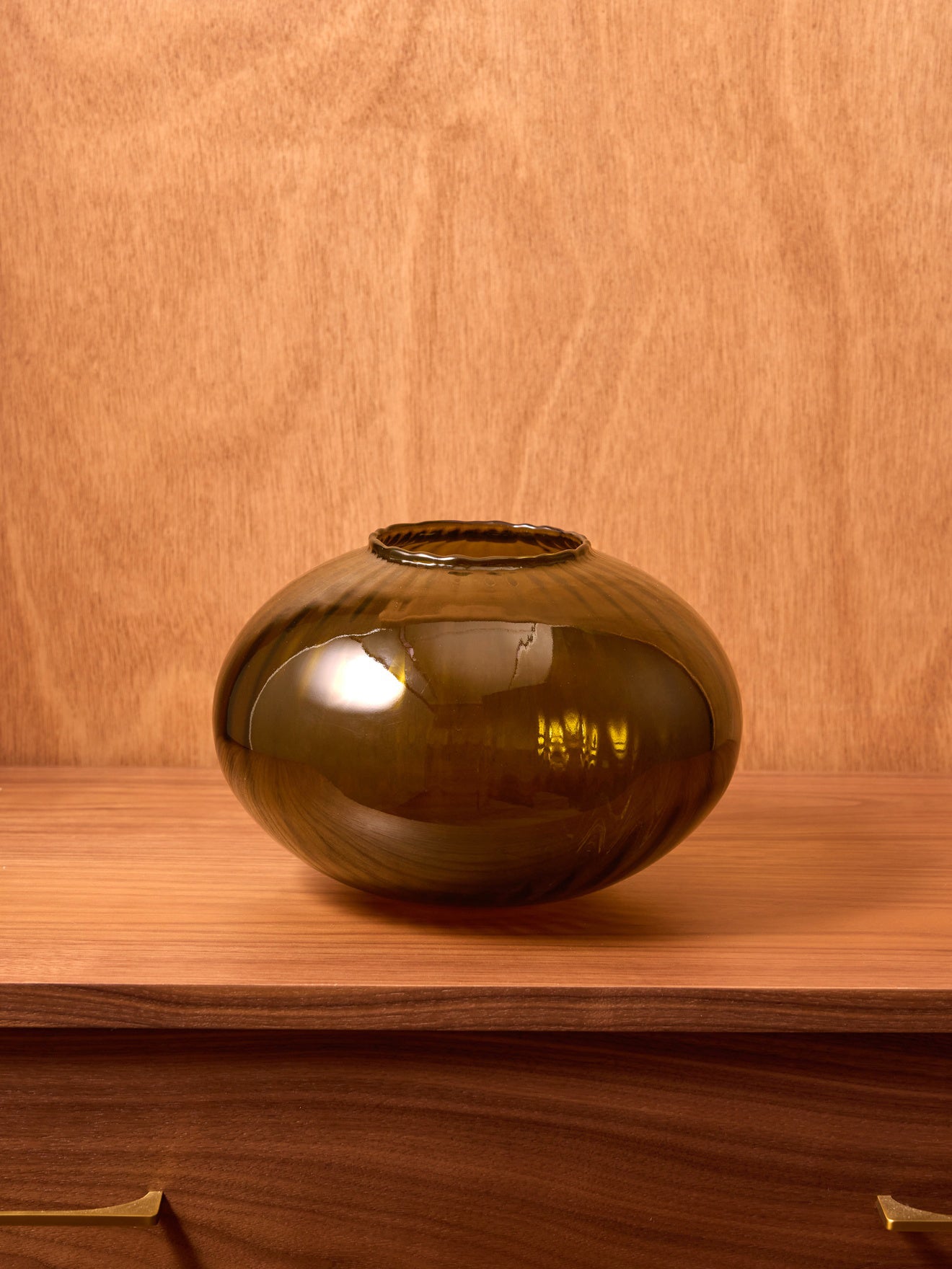 Martin glass vase