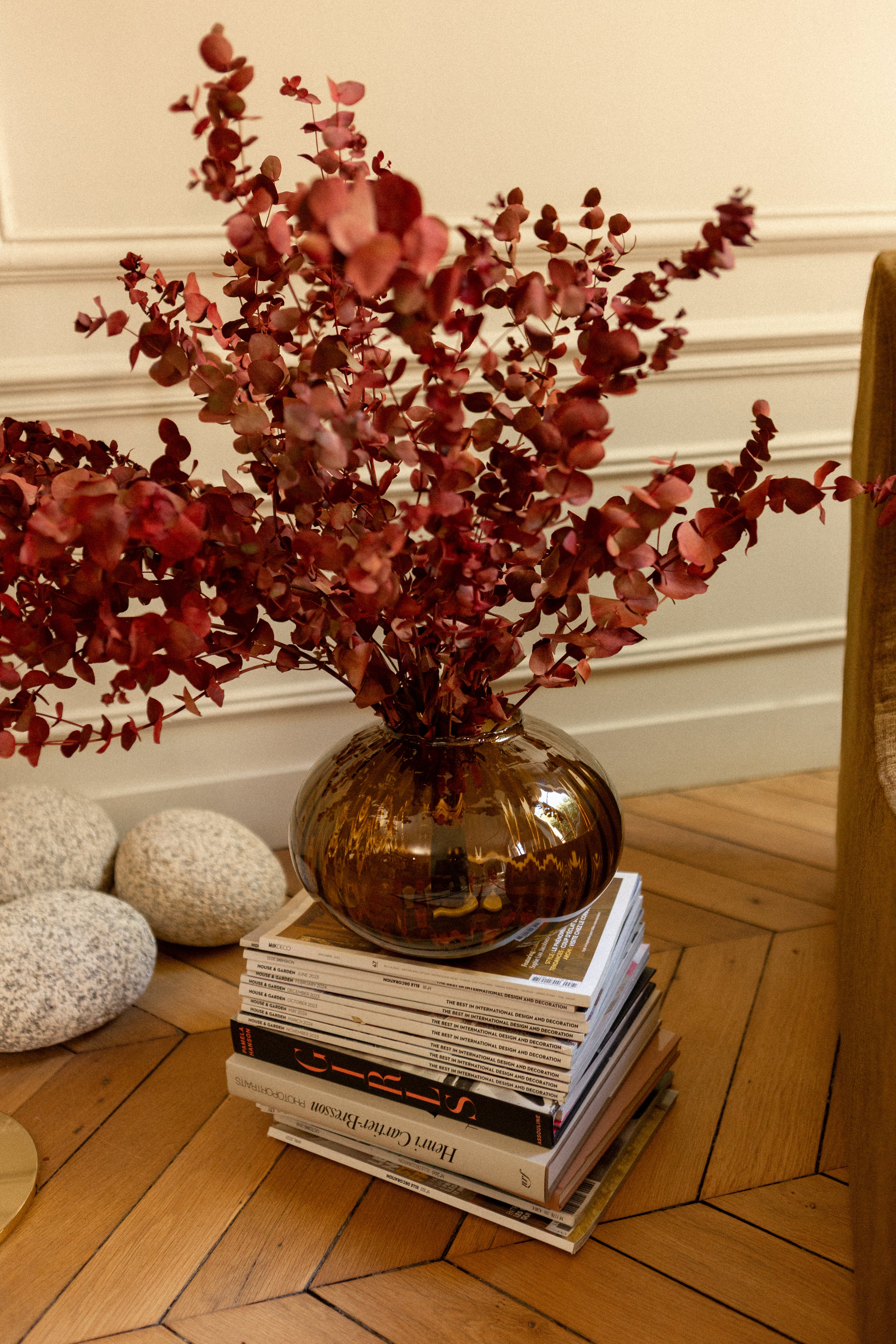 Martin glass vase