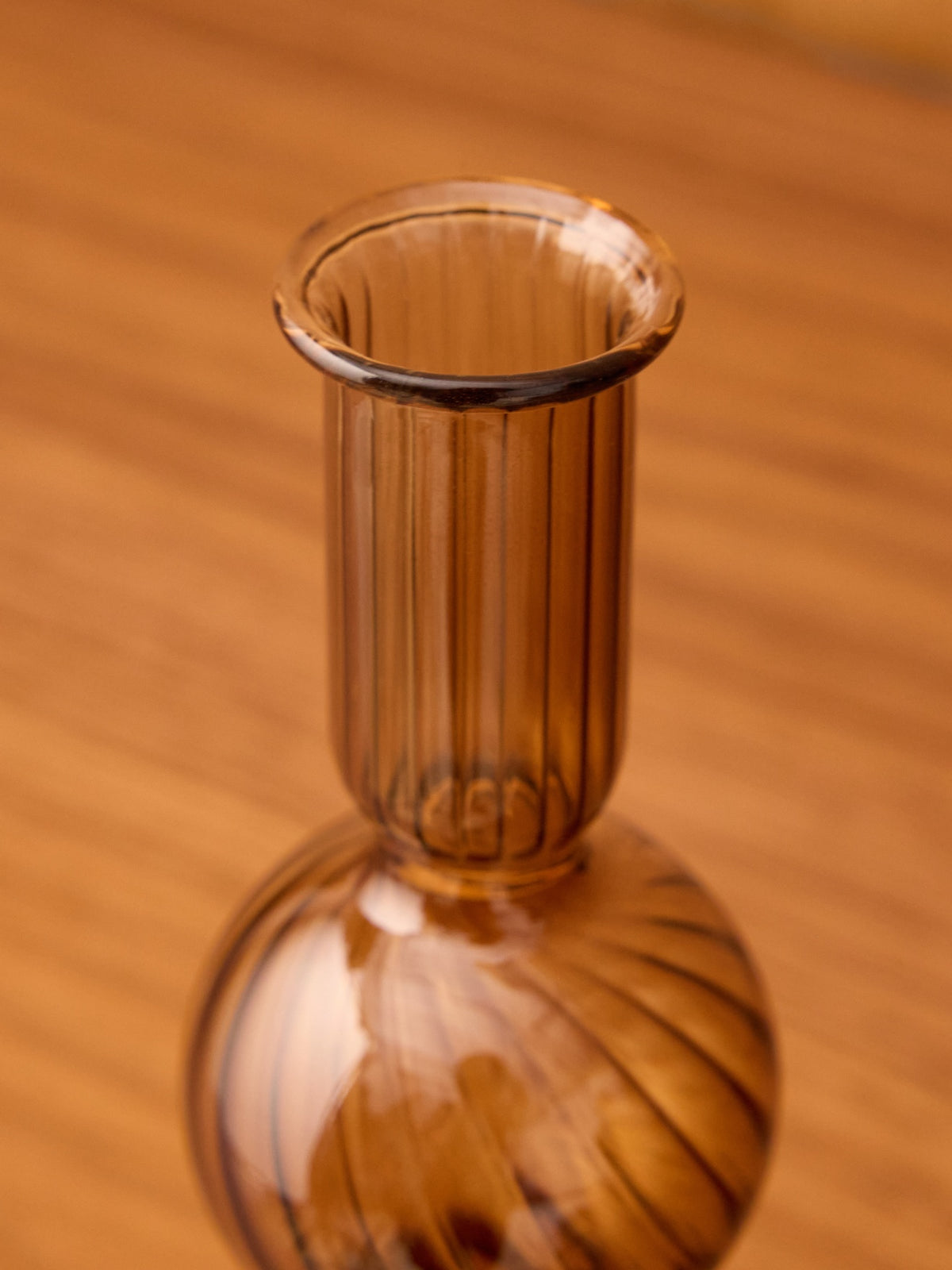 Auguste glass candlestick holder - Medium