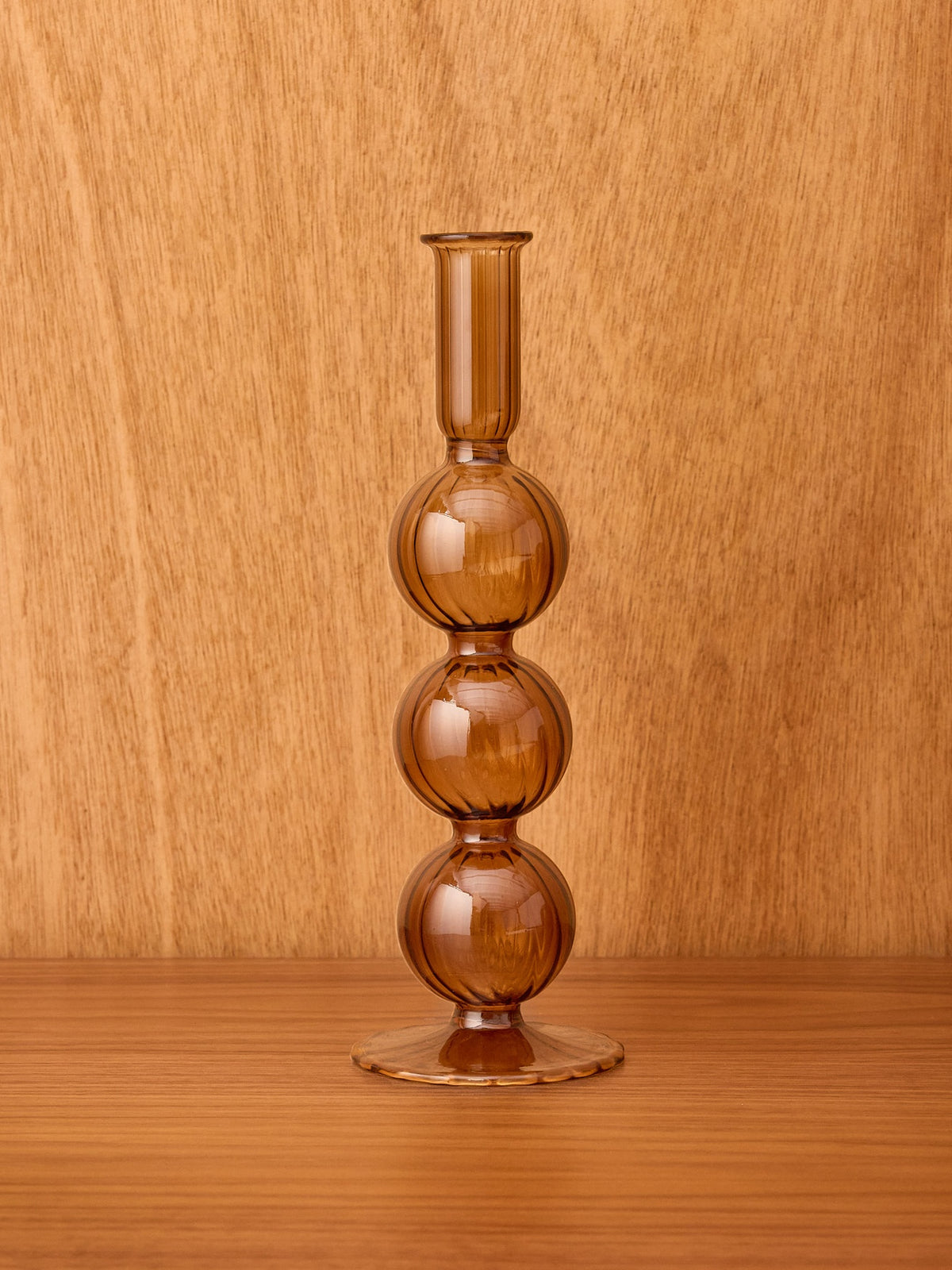 Auguste glass candlestick holder - Medium