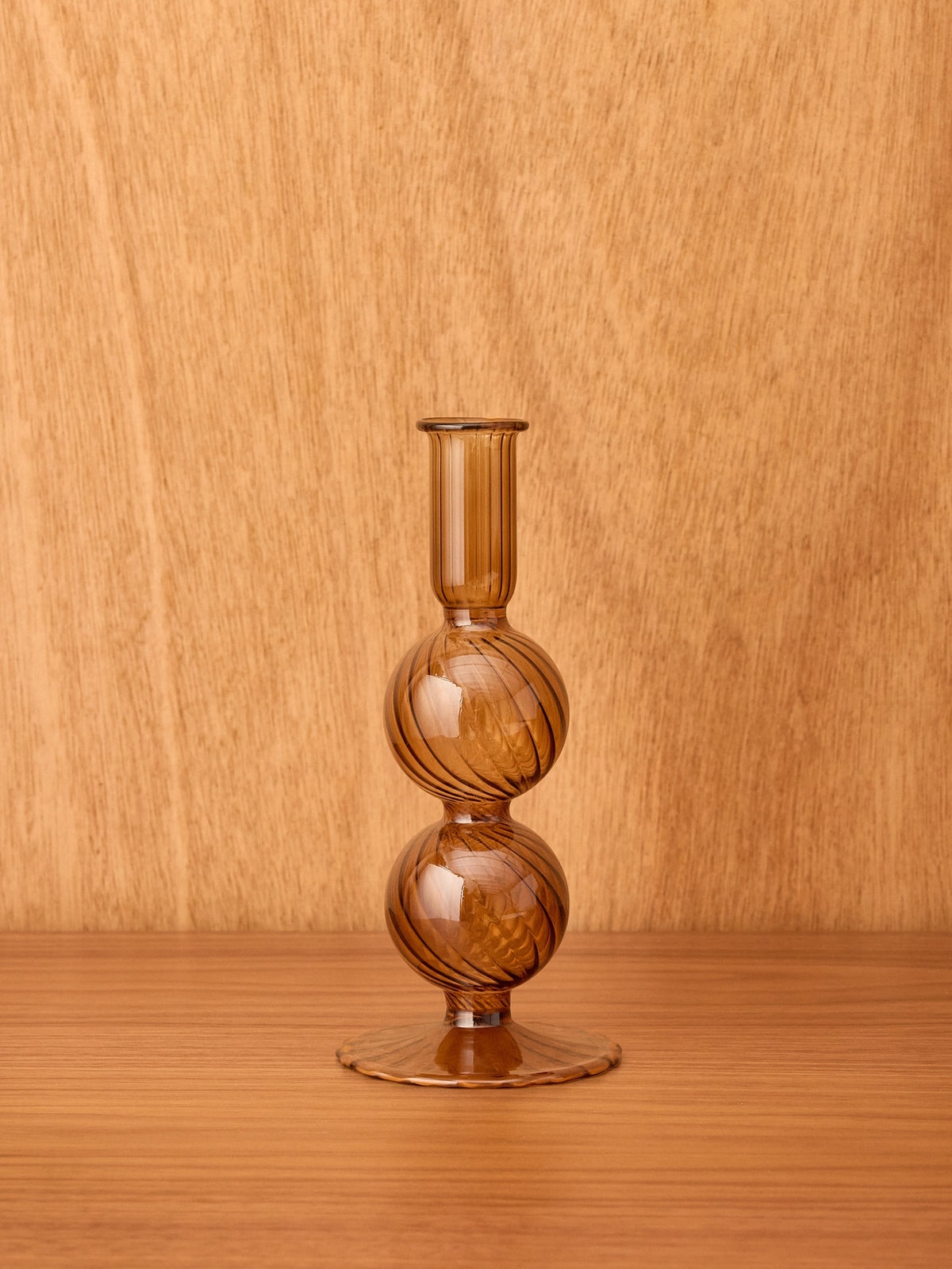 Bougeoir en verre Auguste - Petit modèle