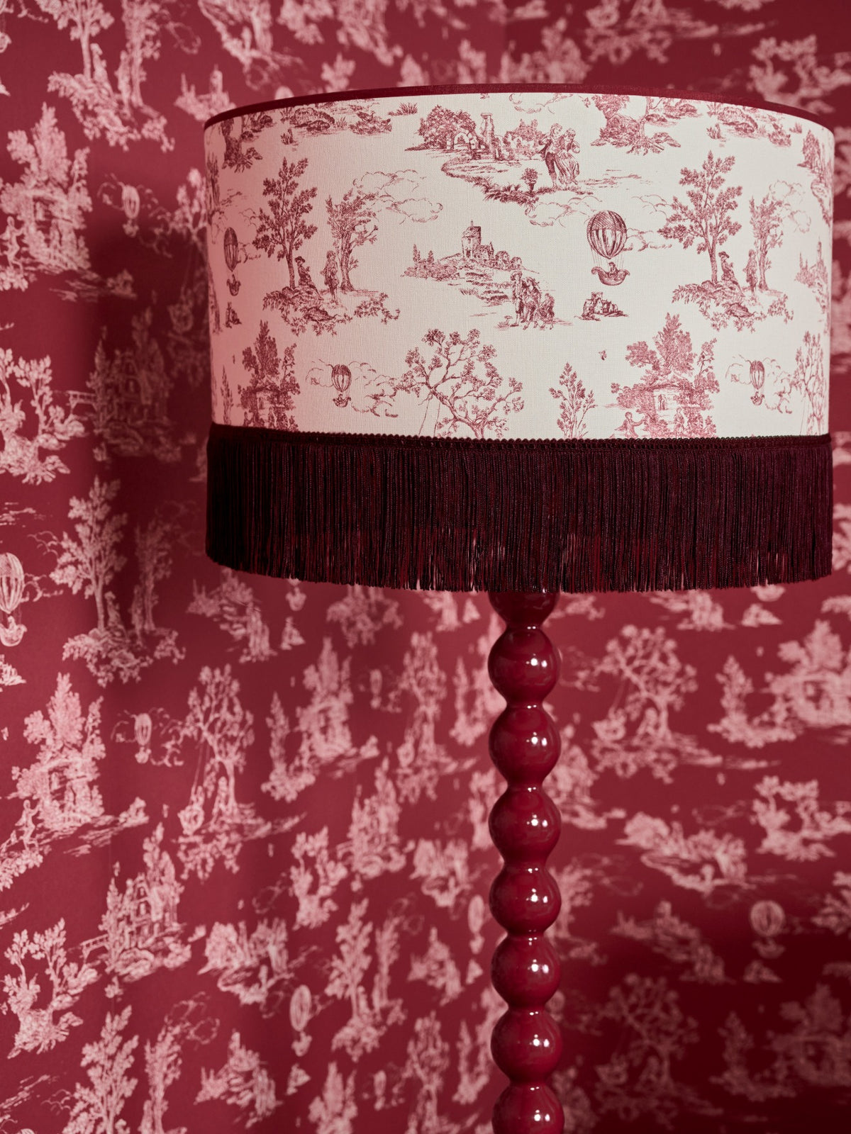 Large fringed lampshade - The Marquise Anniversary Collection