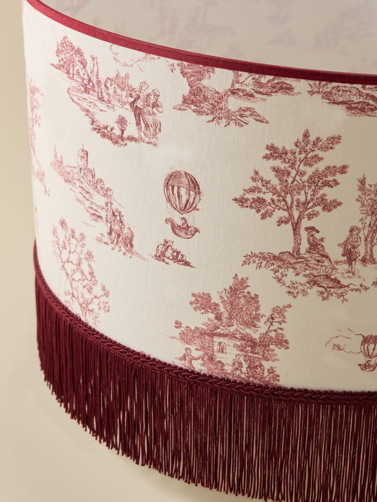 Large fringed lampshade - The Marquise Anniversary Collection