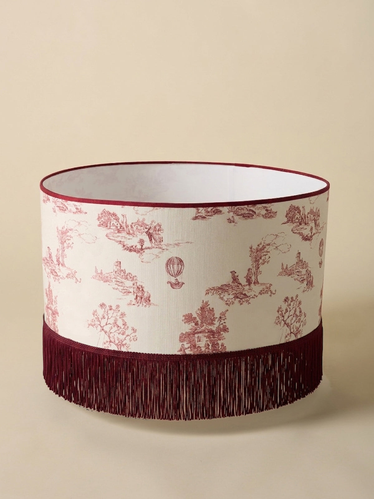 Large fringed lampshade - The Marquise Anniversary Collection