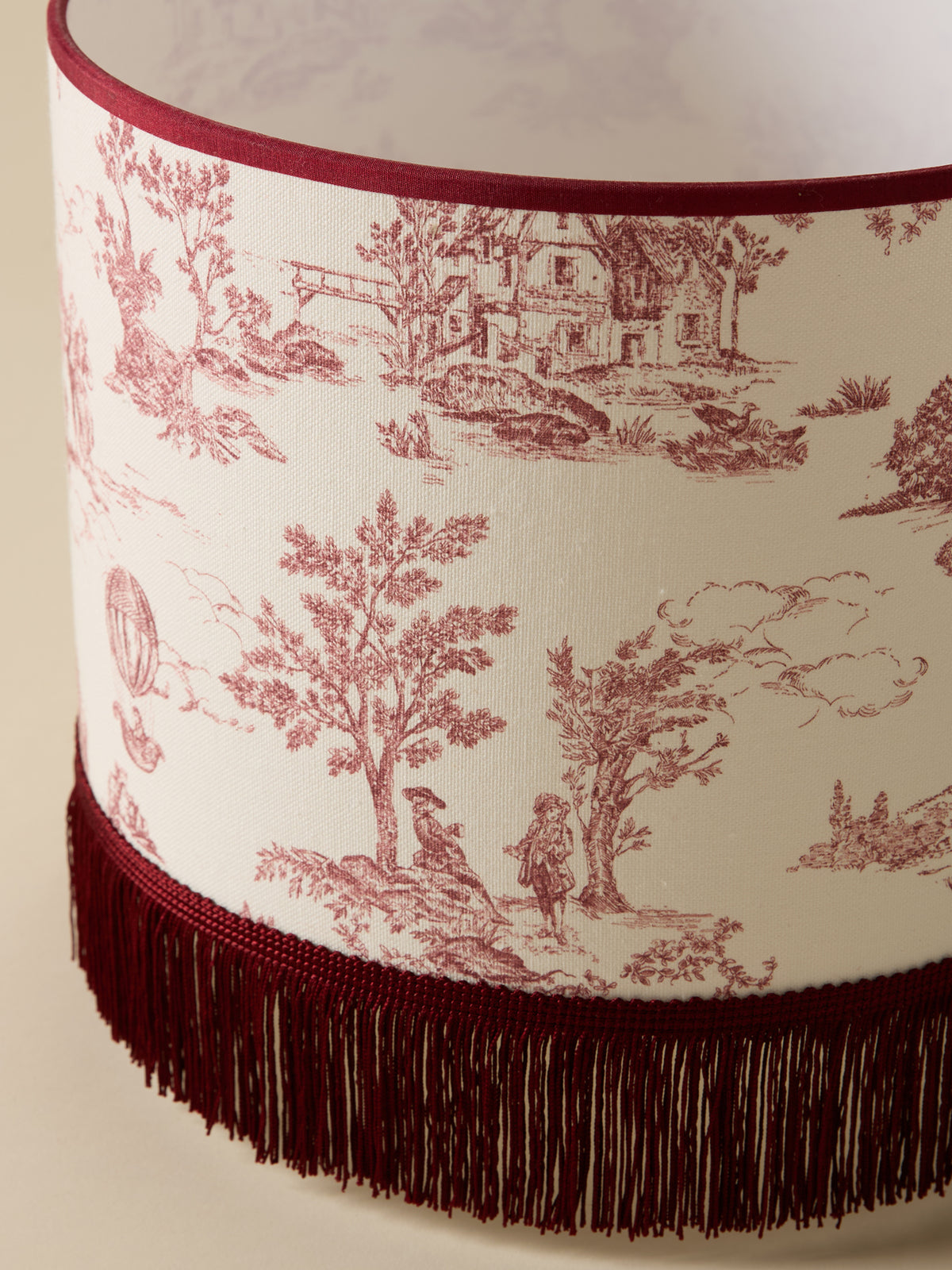 Medium fringed lampshade - The Marquise Anniversary Collection