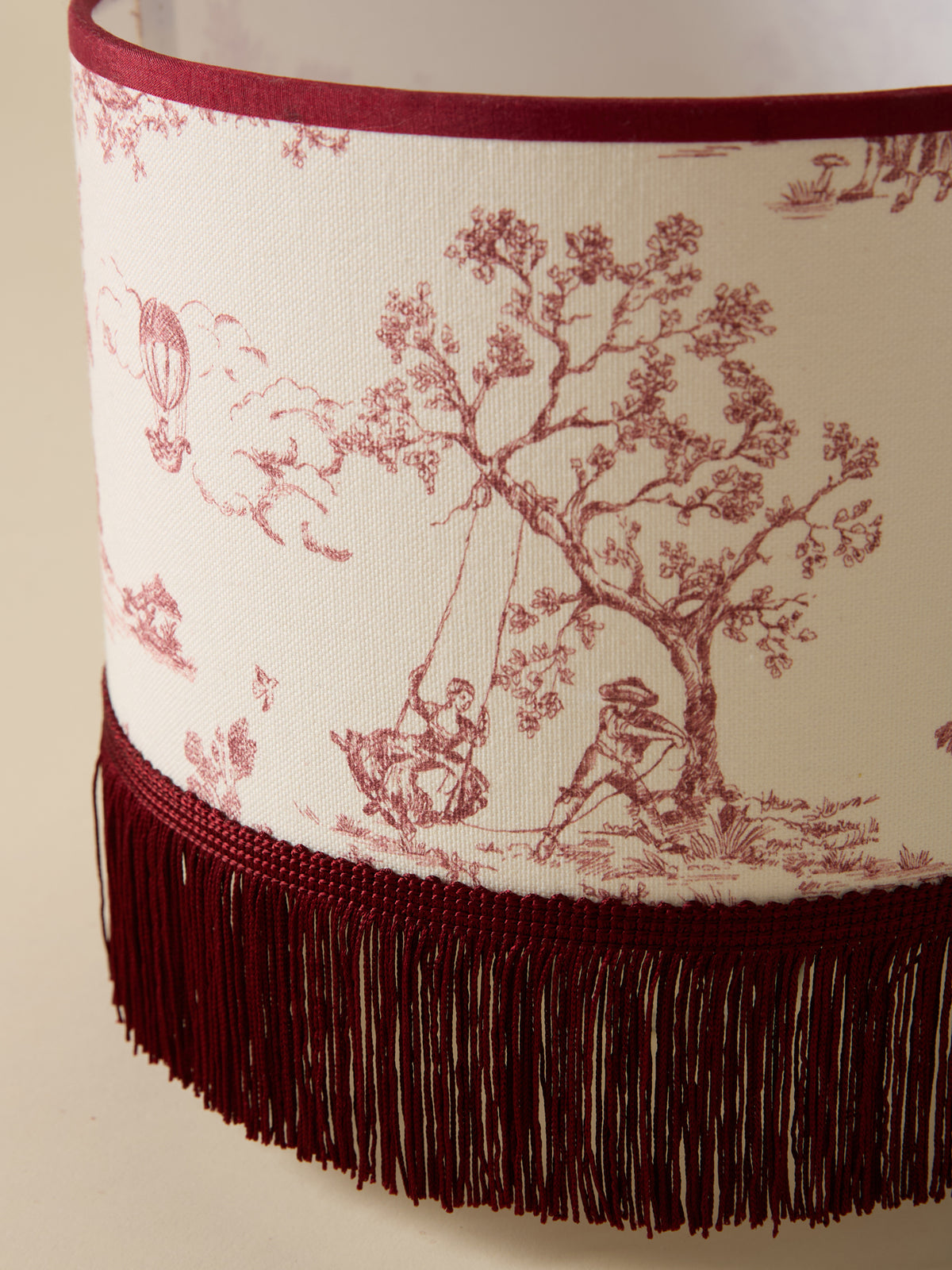 Small fringed lampshade - The Marquise Anniversary Collection