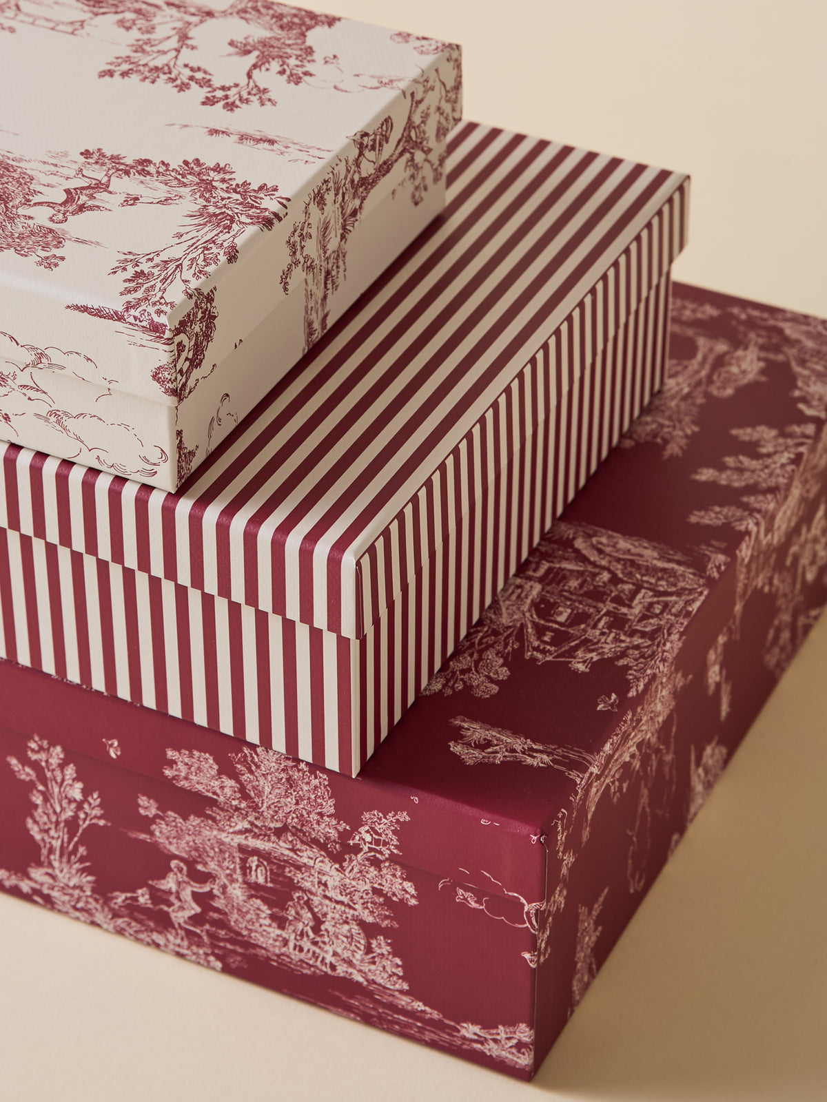Set of 3 nested boxes - The Marquise Anniversary Collection