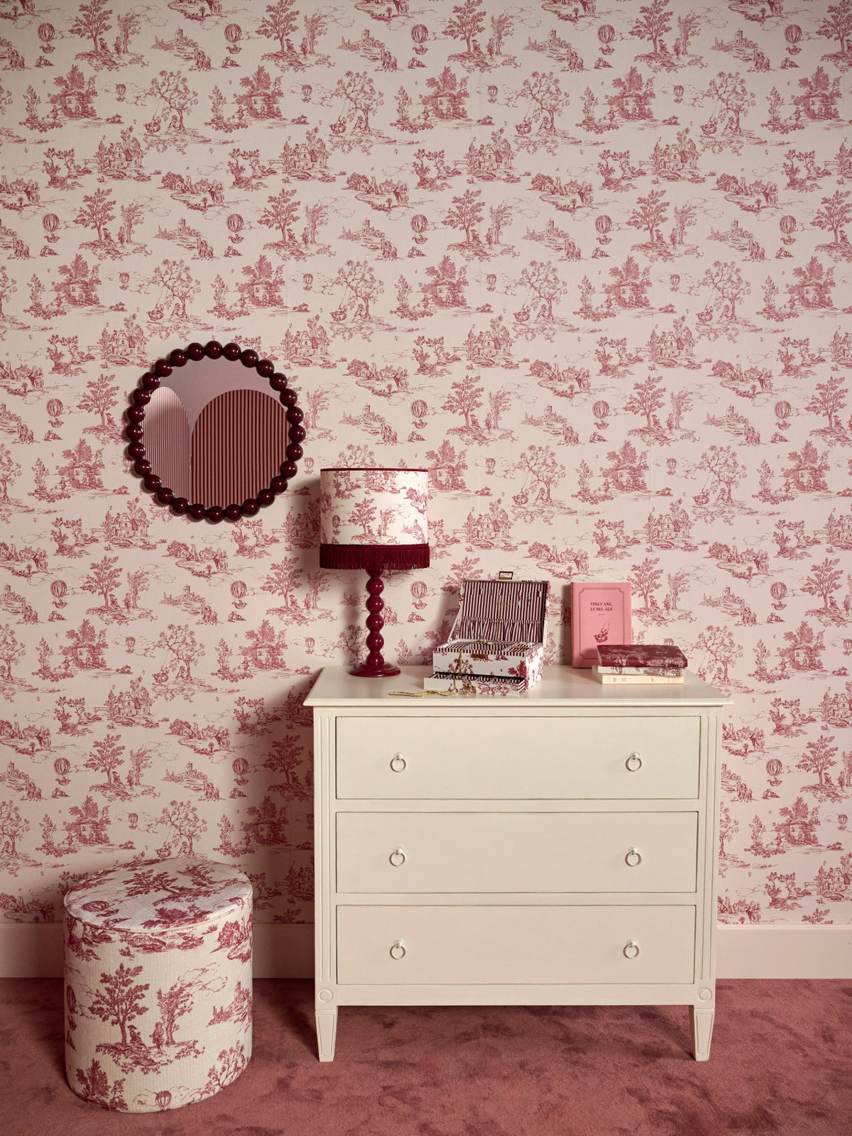 Cream wallpaper - The Marquise Anniversary Collection