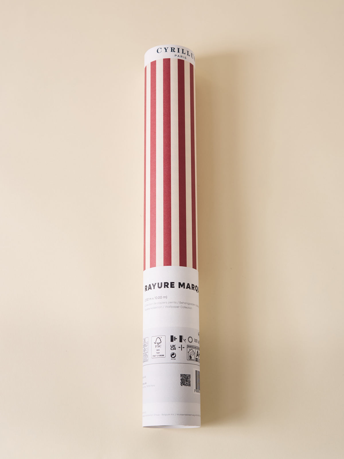 Striped wallpaper