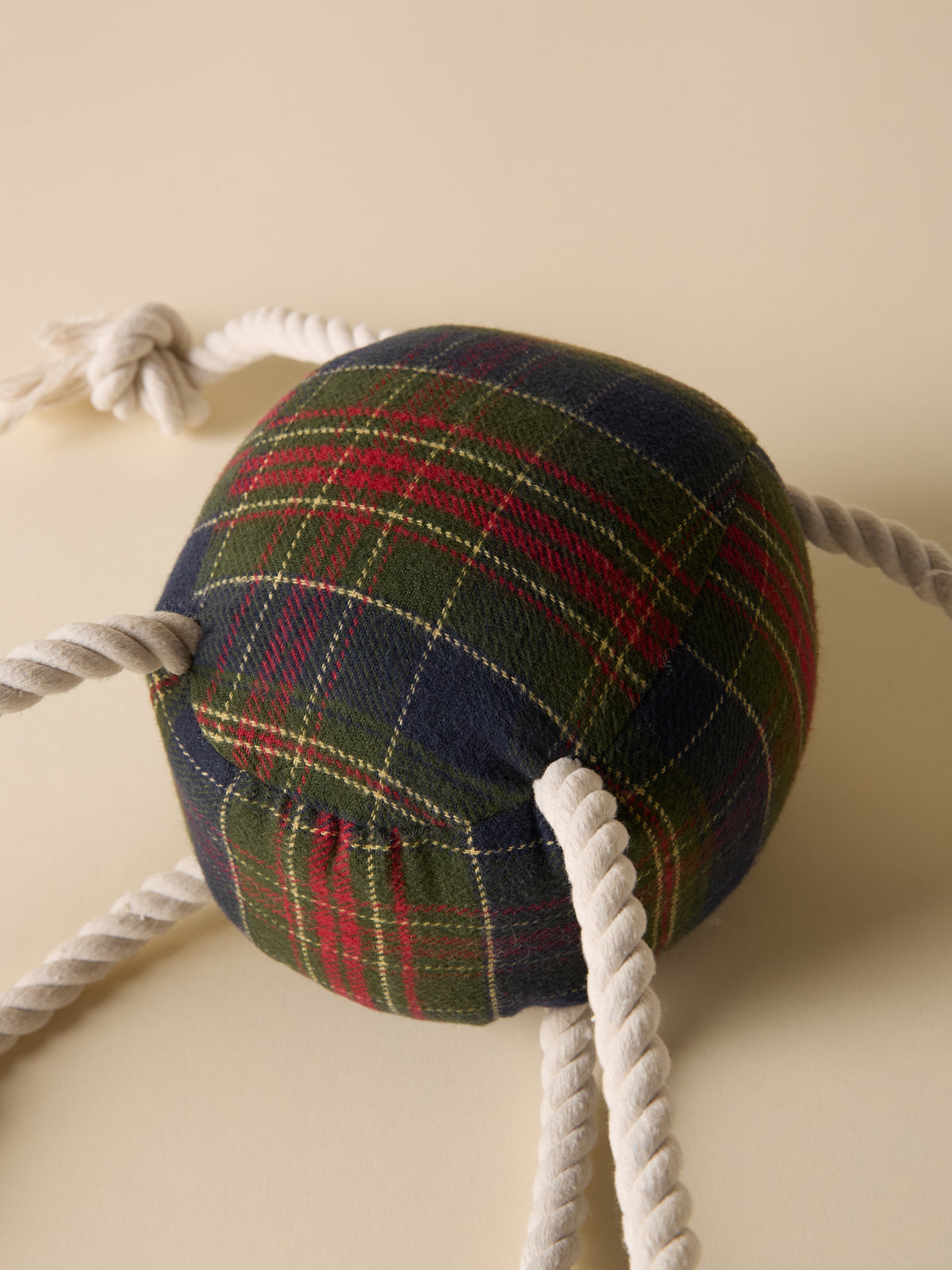 Balle pour chien motif tartan - Collection Fine Truffe