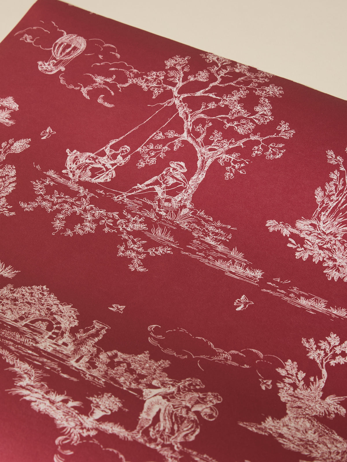 Burgundy wallpaper - The Marquise Anniversary Collection