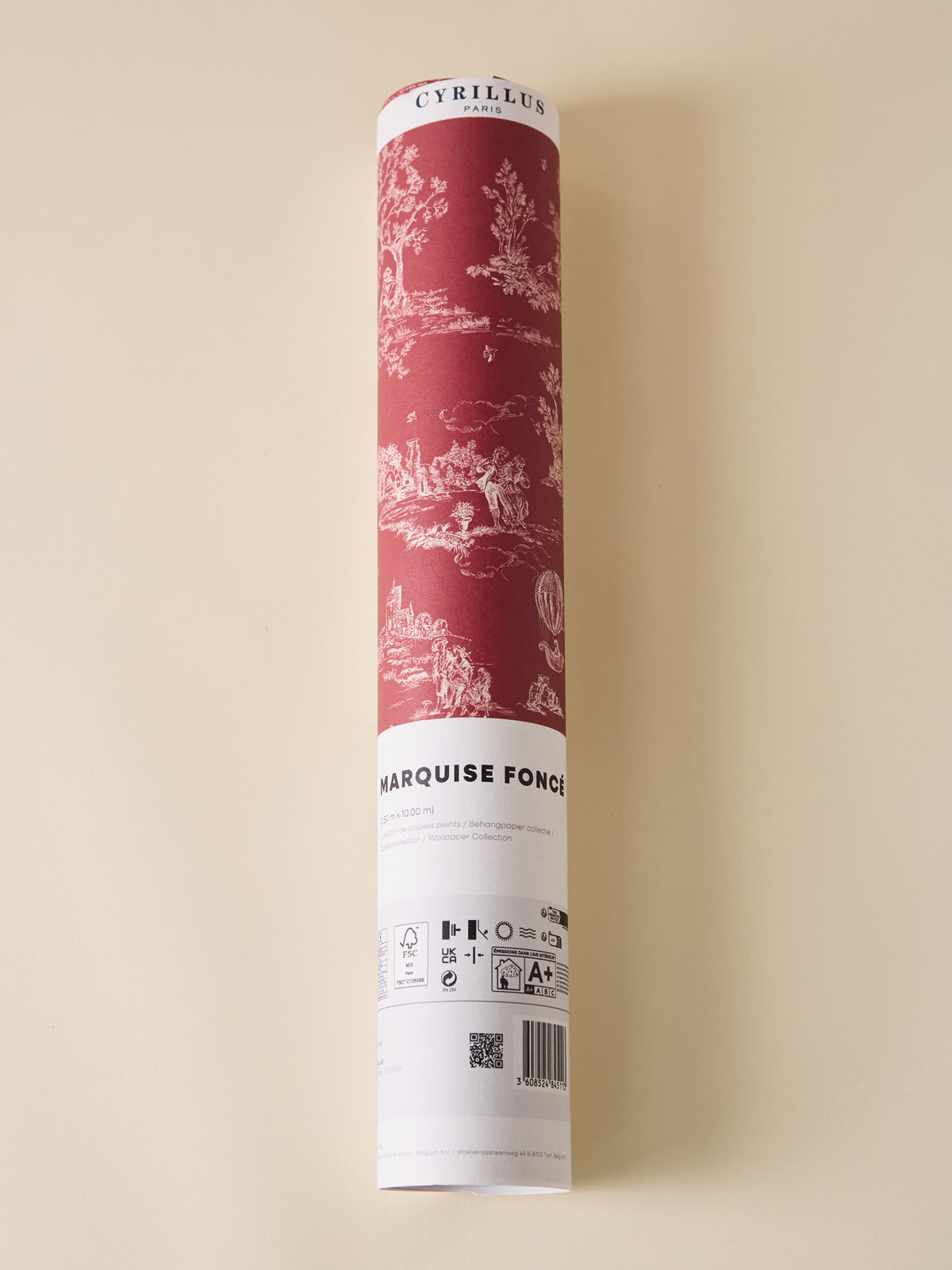 Burgundy wallpaper - The Marquise Anniversary Collection