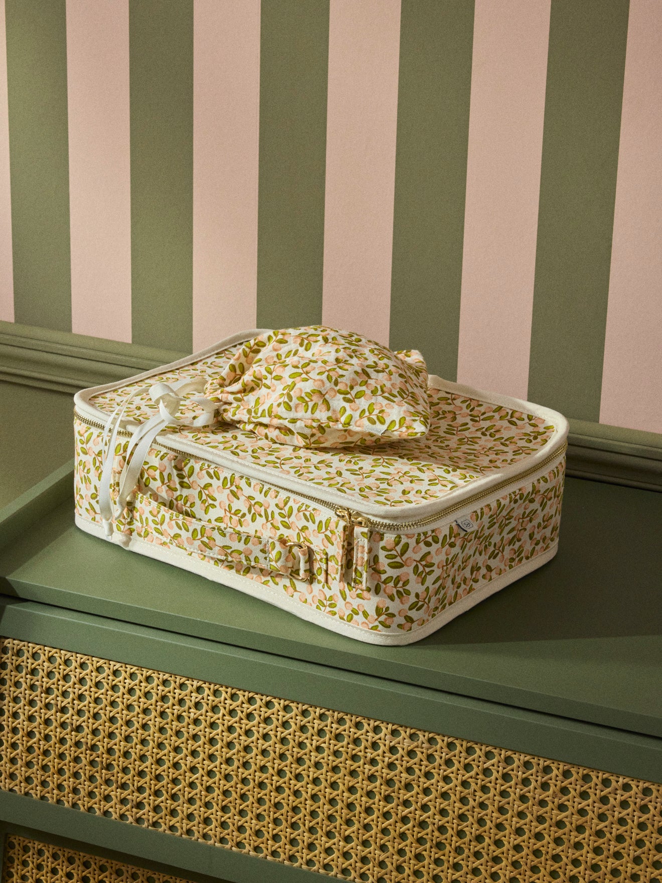 Valisette en tissu - imprimé Albertine