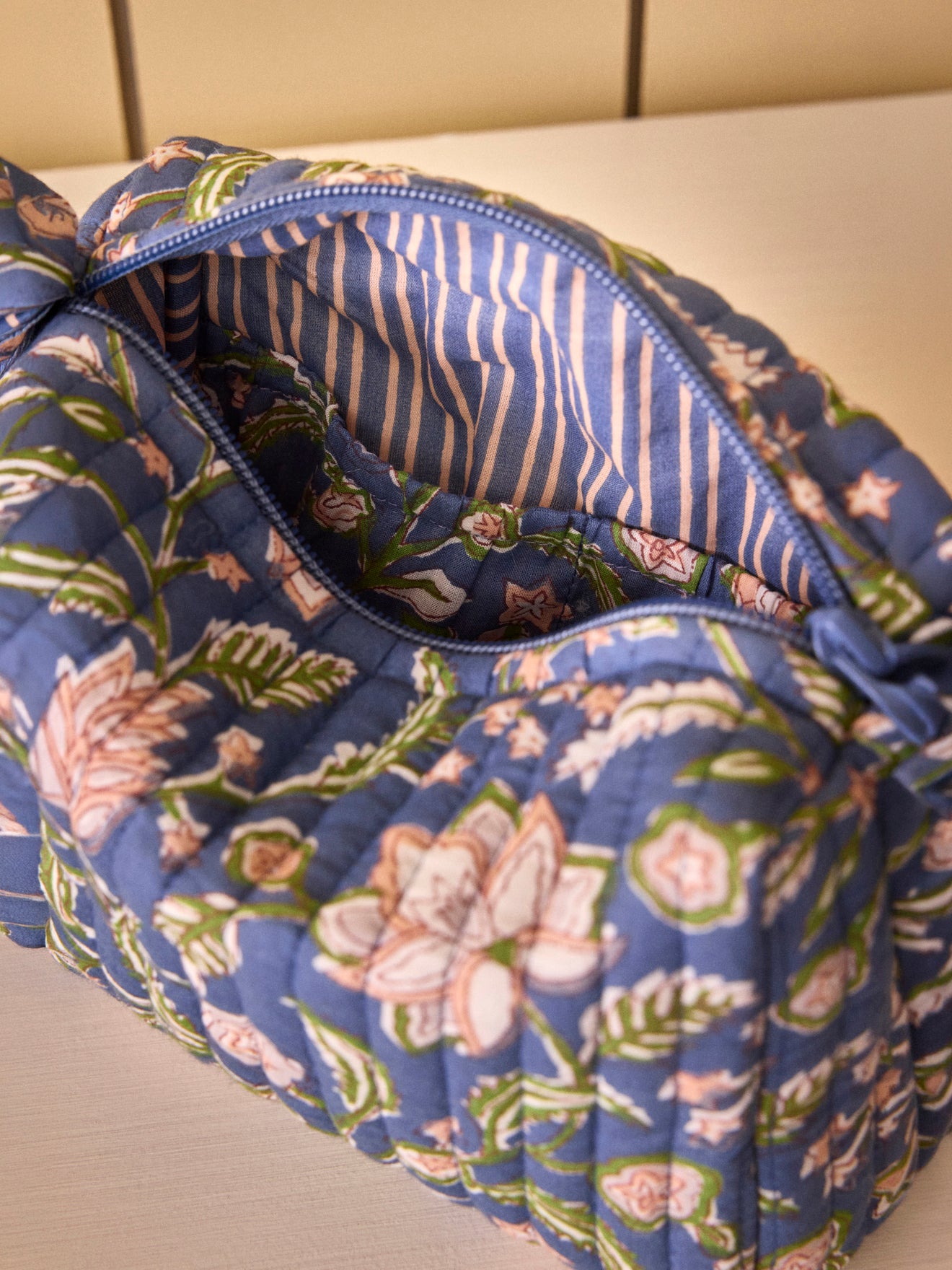 Trousse de toilette imprimé indien Bella