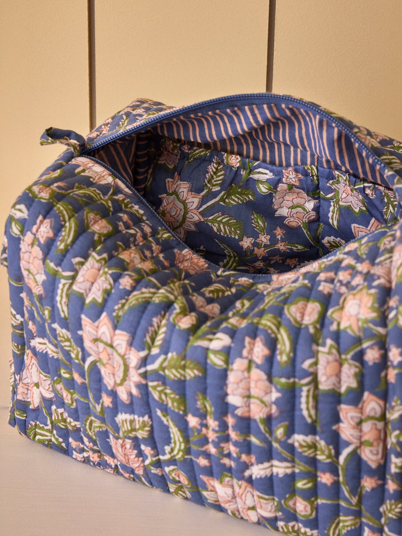 Trousse de toilette imprimé indien Bella