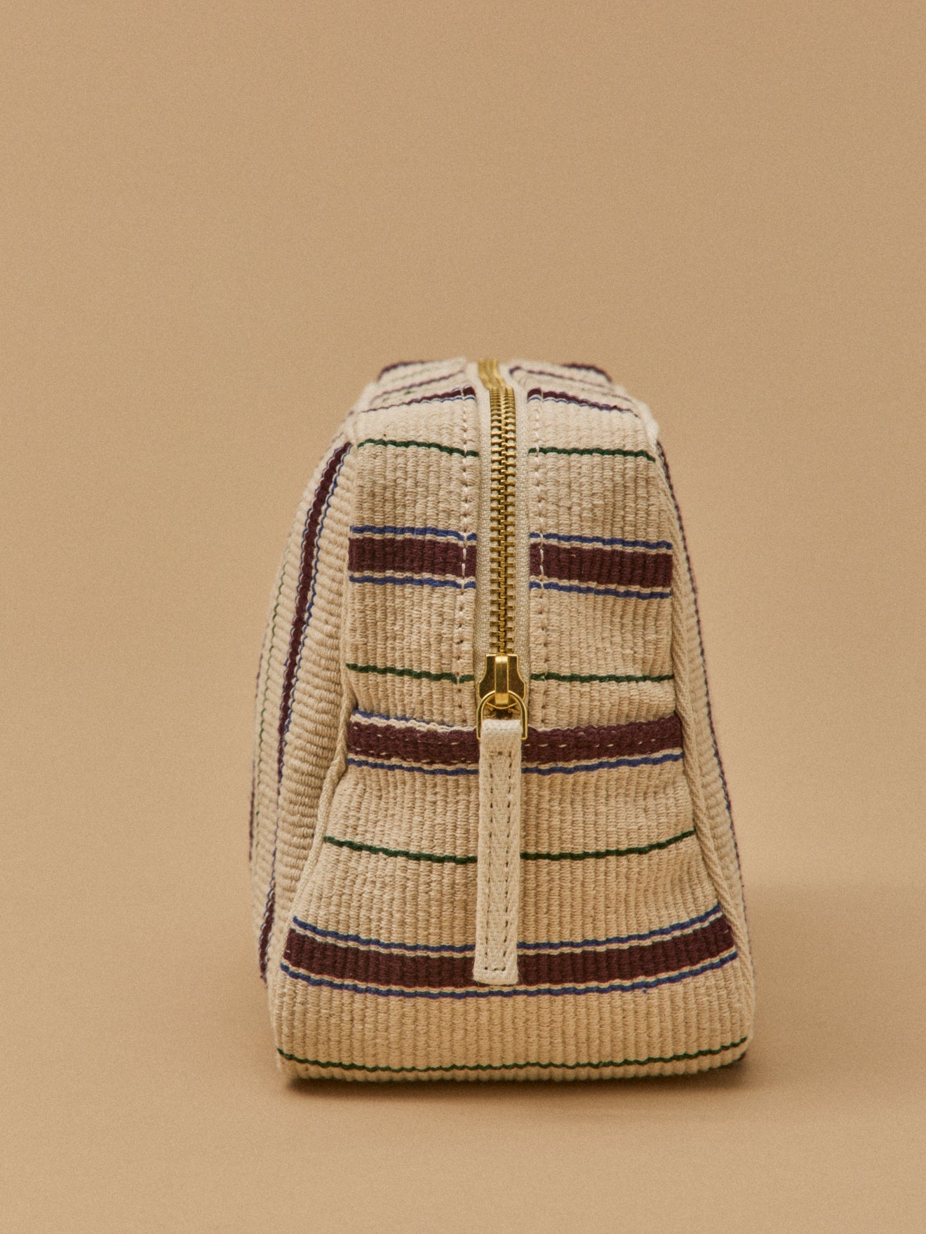 Large striped pouch - Cyrillus x Moismont Collaboration