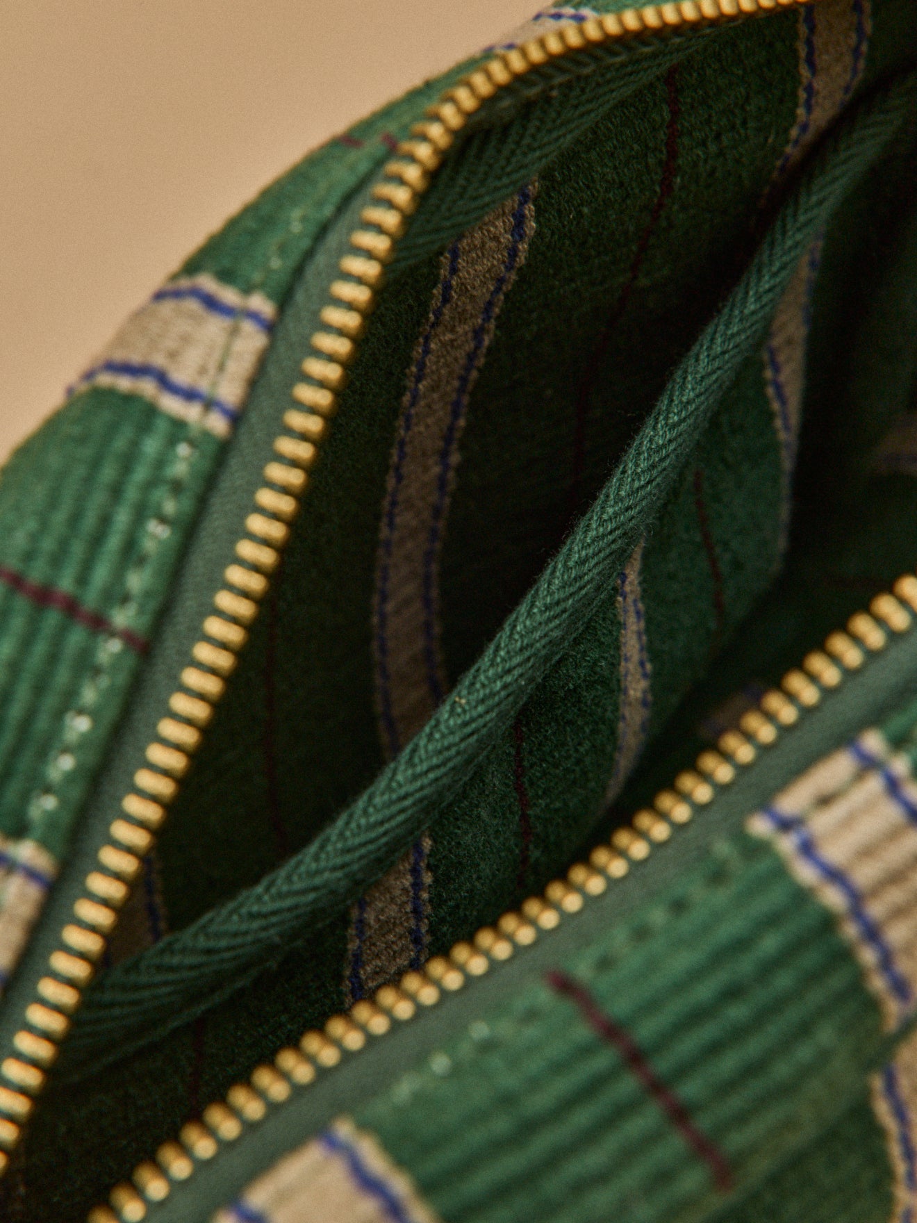 Large striped pouch - Cyrillus x Moismont Collaboration