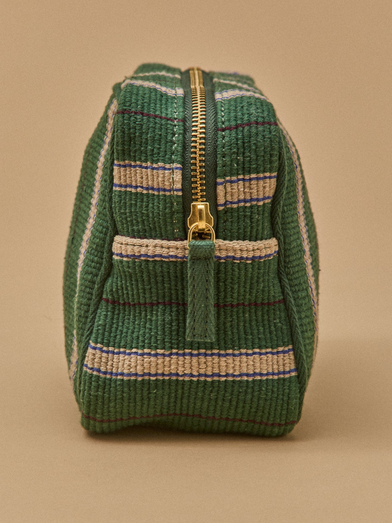 Large striped pouch - Cyrillus x Moismont Collaboration