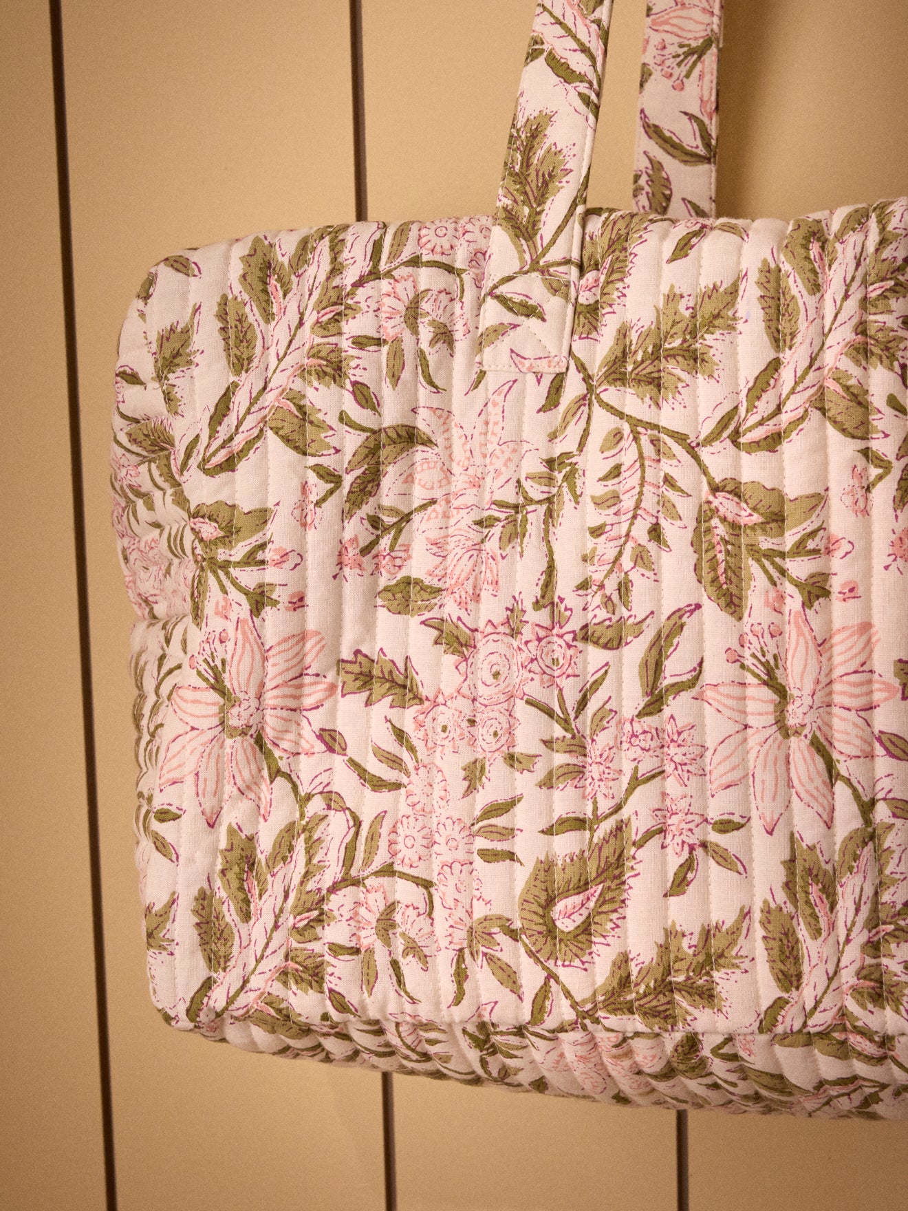 Indian-print weekend bag