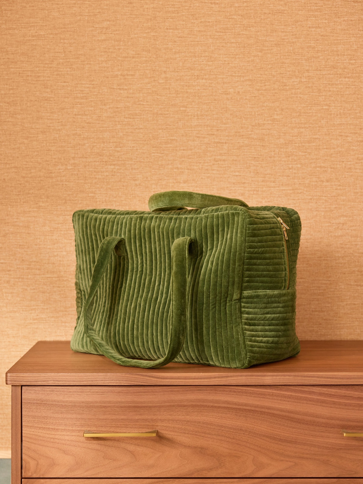 Corduroy weekend bag