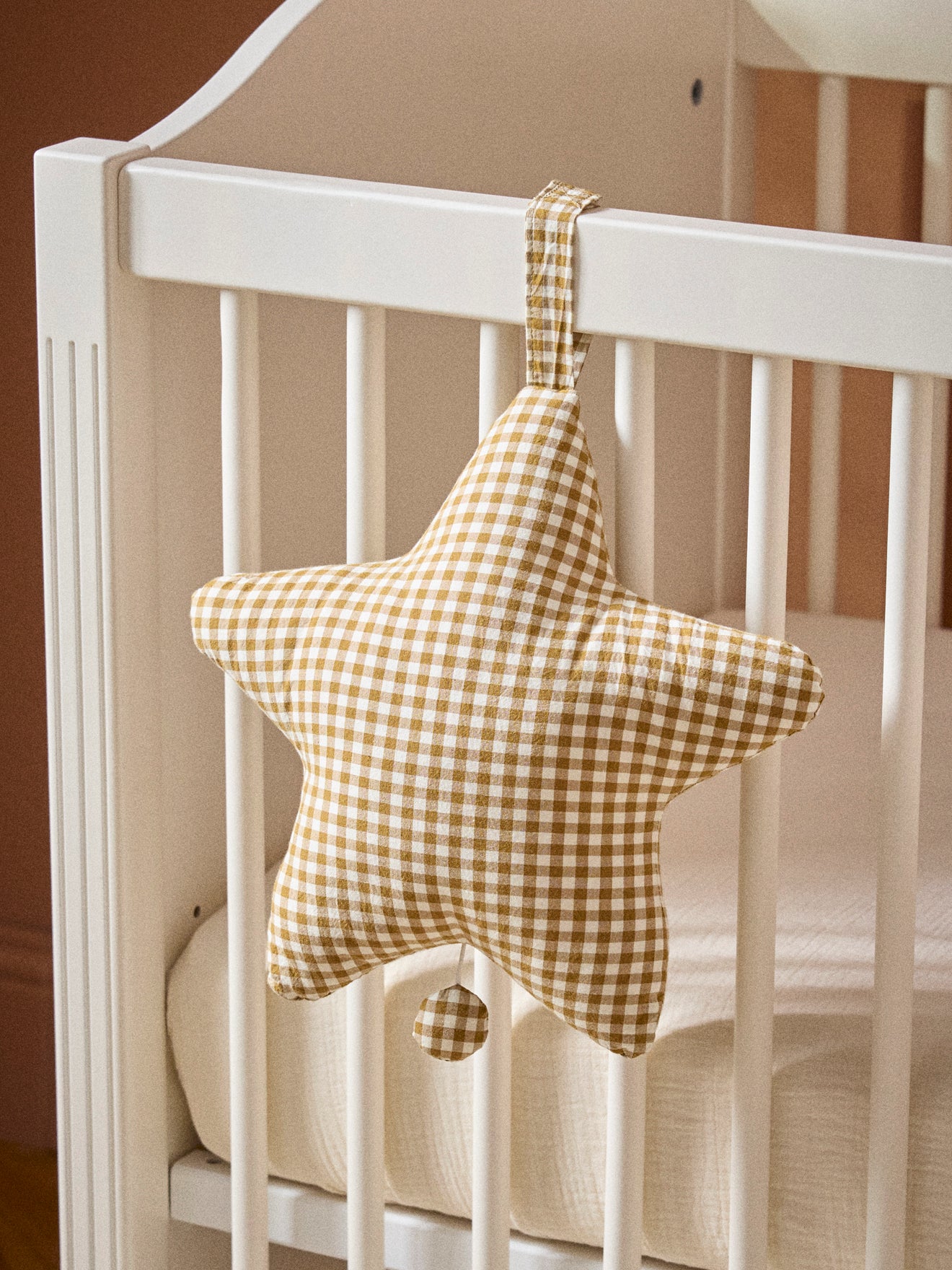 Étoile musicale en gaze de coton