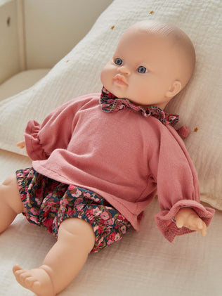 Ma� doll made with Liberty fabric - Cyrillus x Minikane Collection