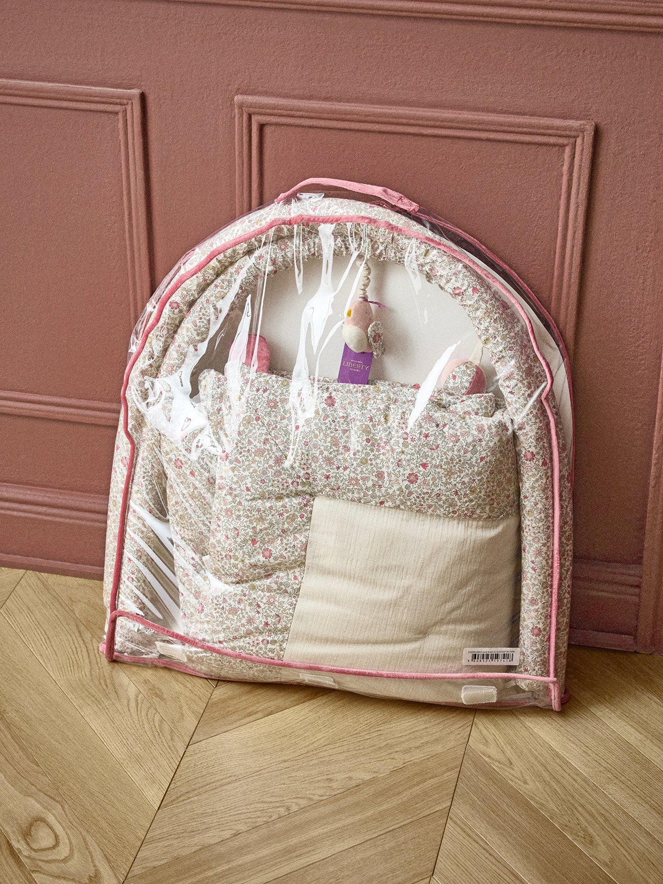 Playmat made with coton gauze and Liberty fabric