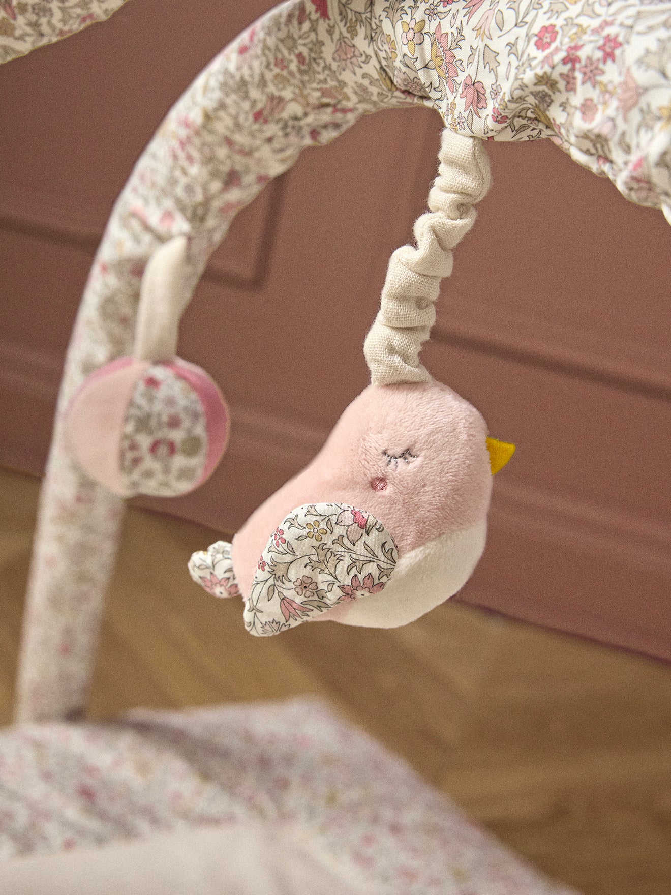 Playmat made with coton gauze and Liberty fabric