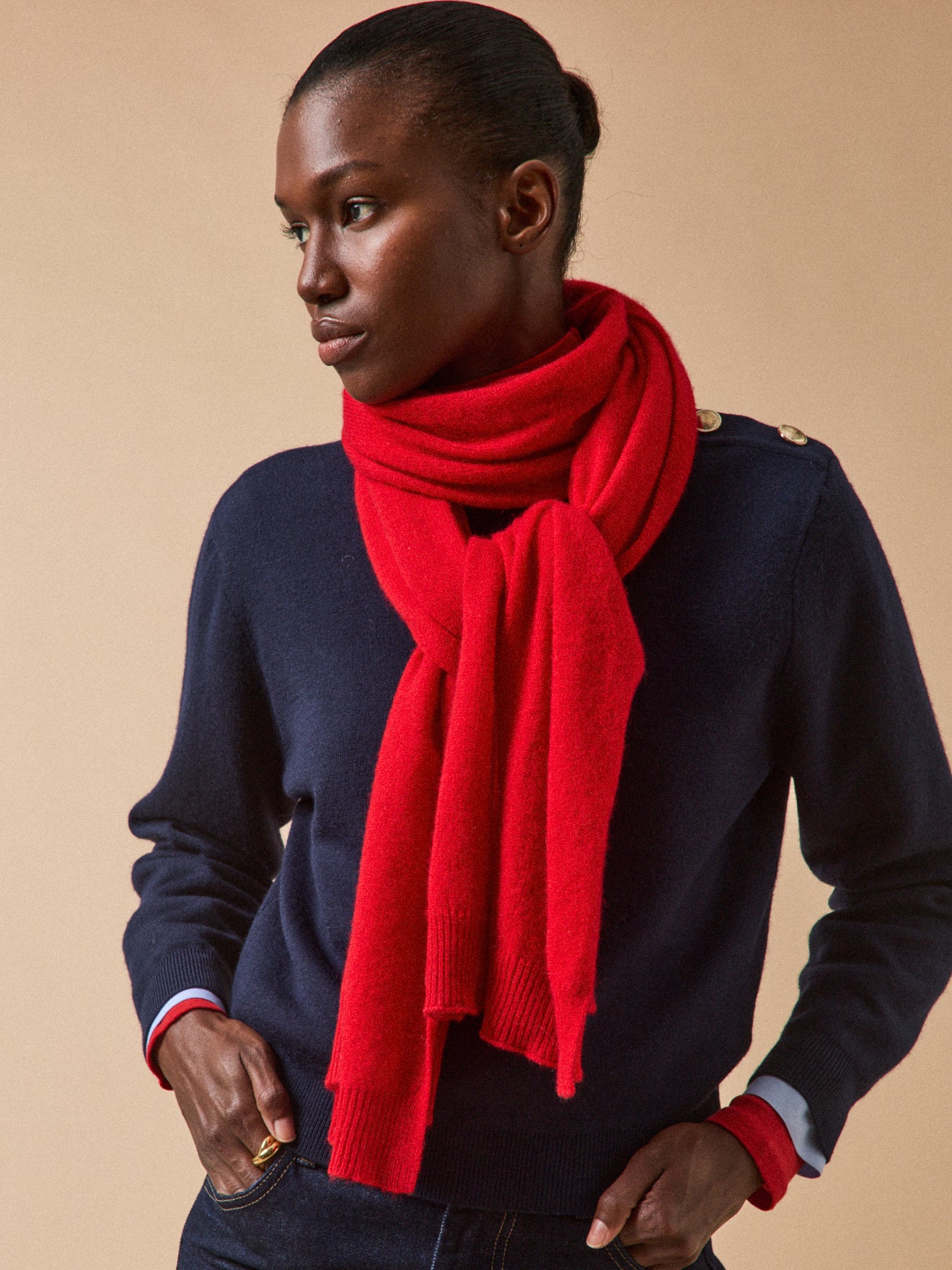 Adult cashmere scarf