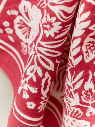 Women's Hope print scarf in organic cotton