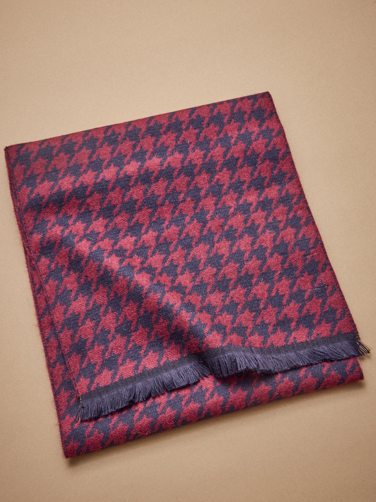 Women's houndstooth scarf - Cyrillus x Pierre Quioc Créations