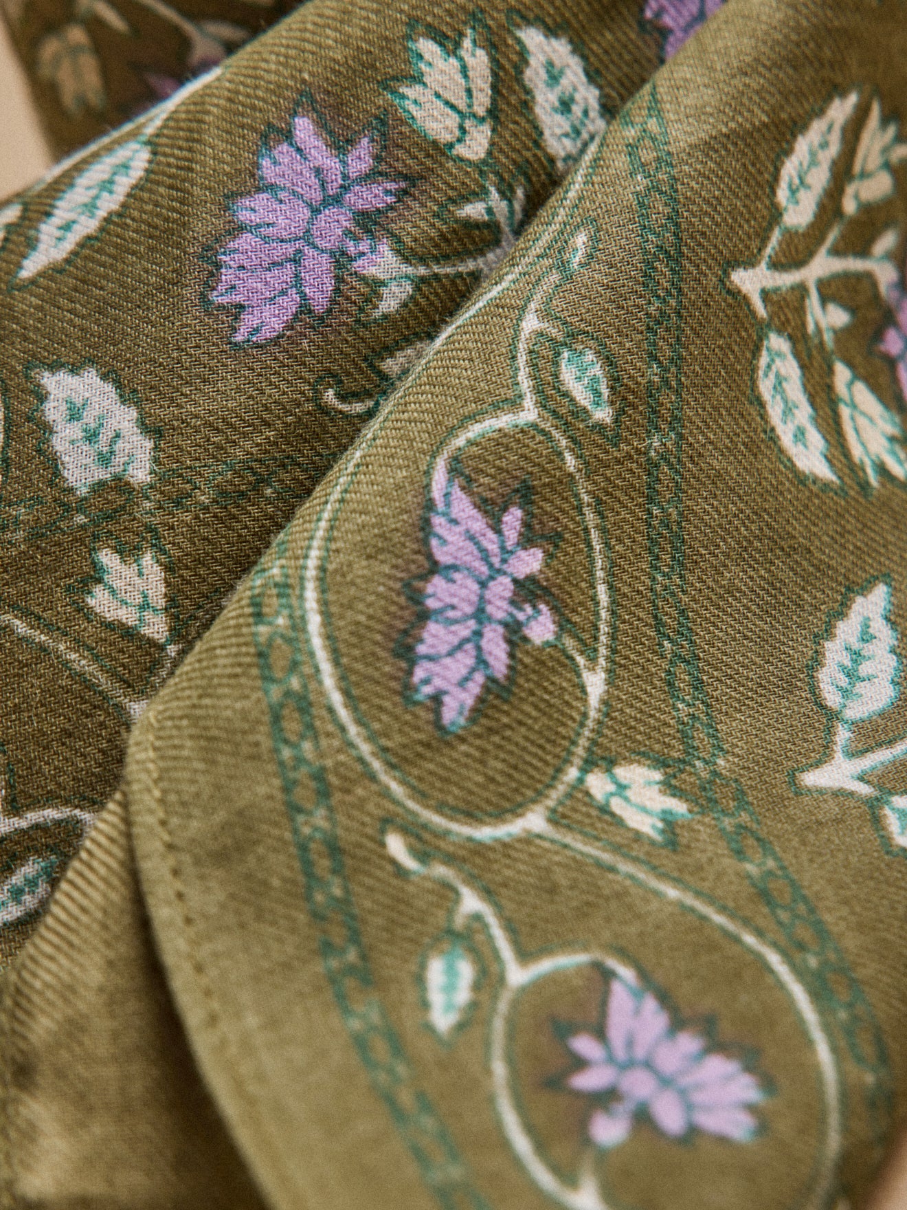 Women's Indian print scarf