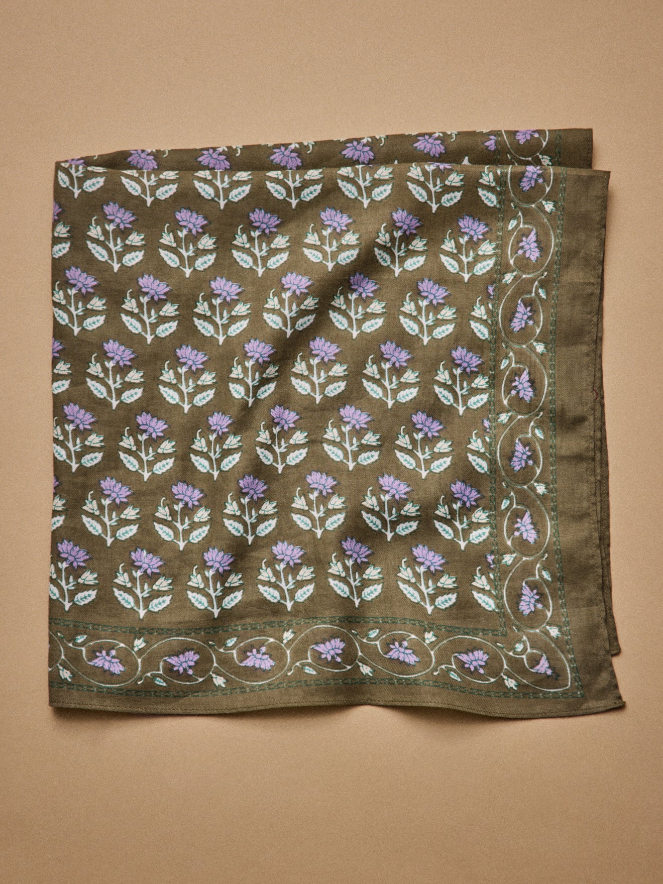 Women's Indian print scarf