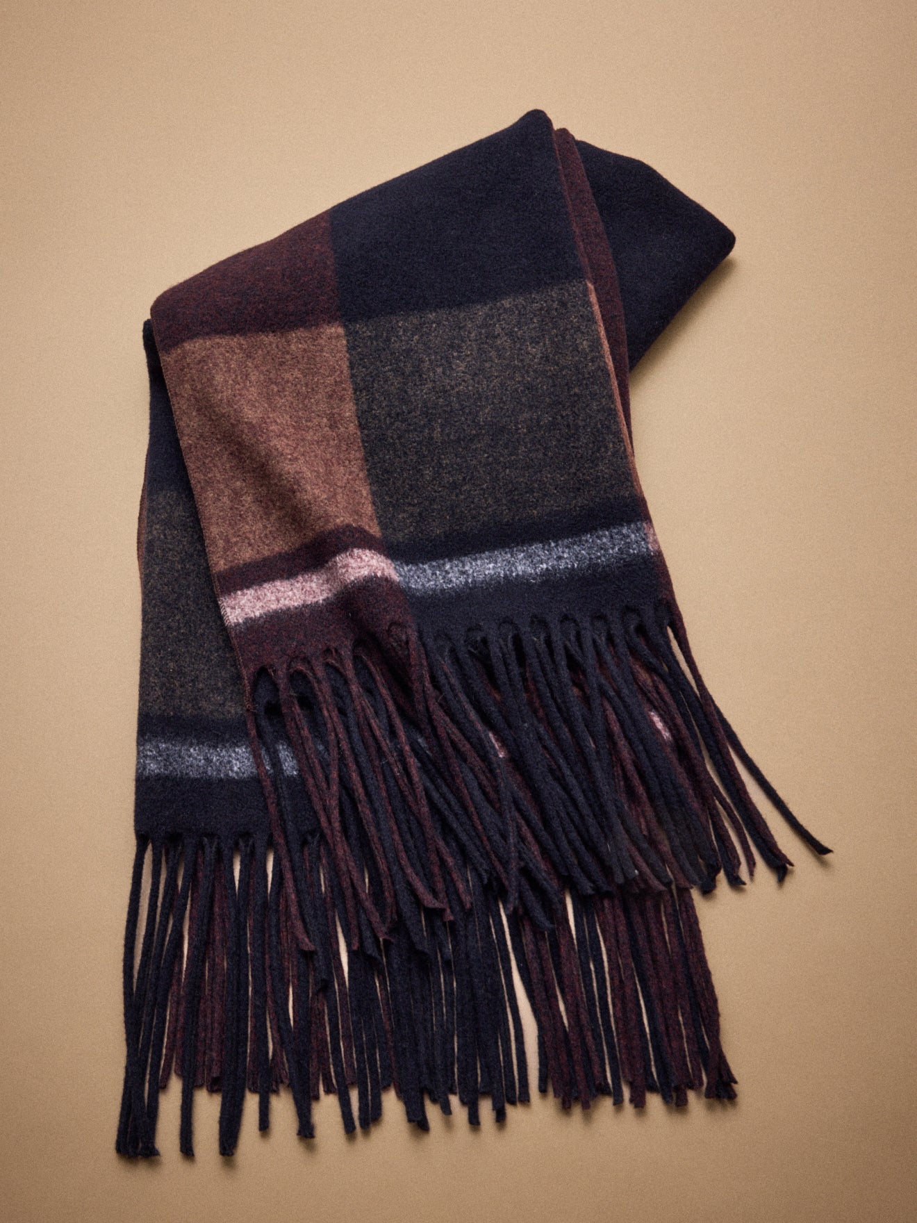 Women's fringed poncho cape