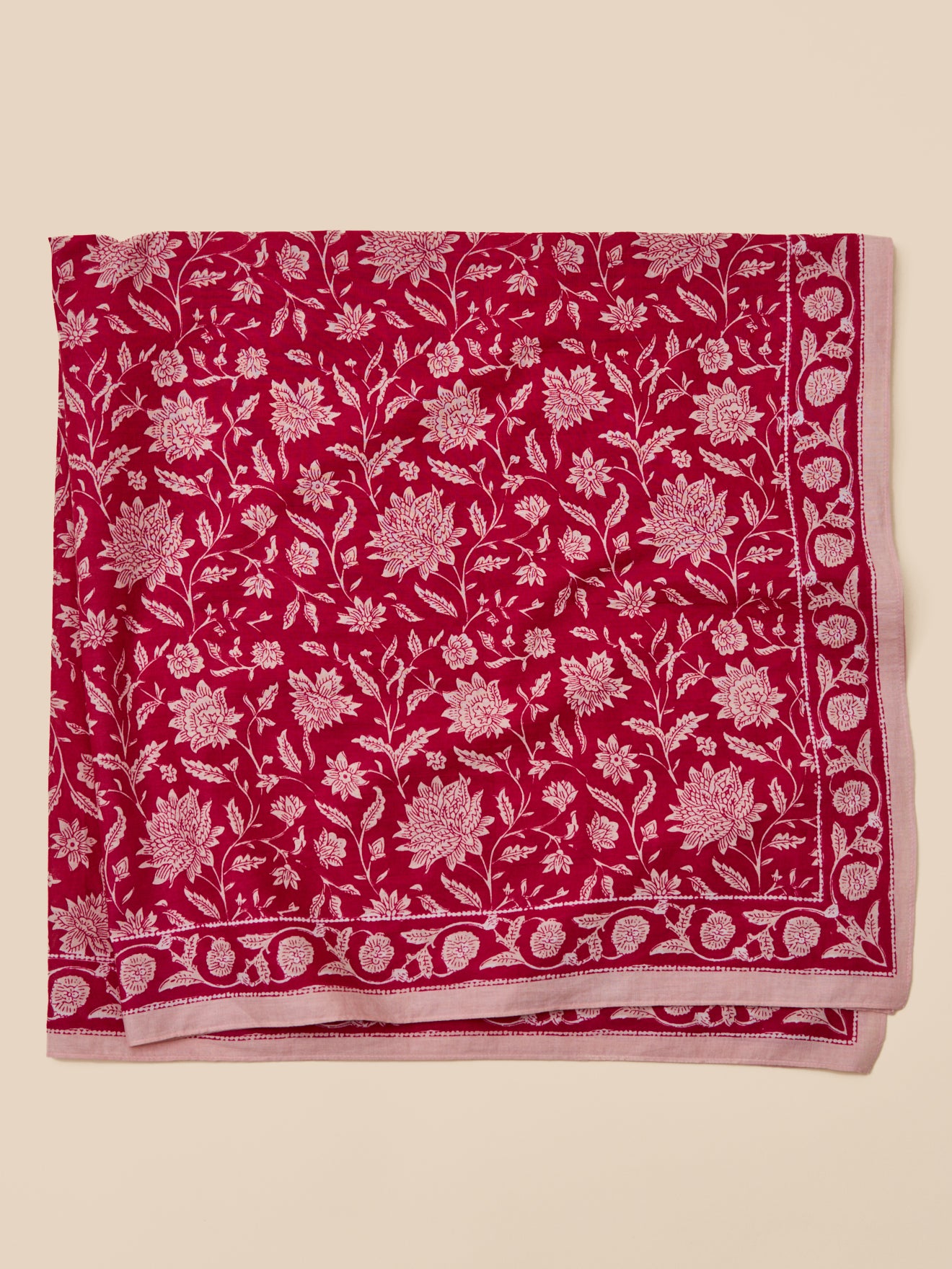Women's Indian-print scarf