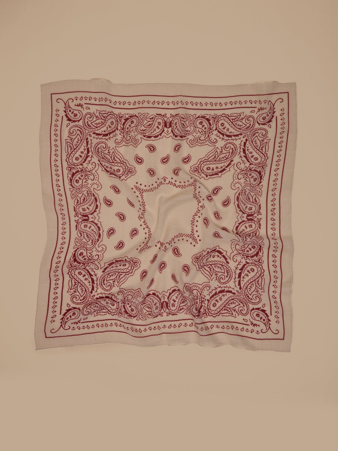 Bandana imprimé en laine femme