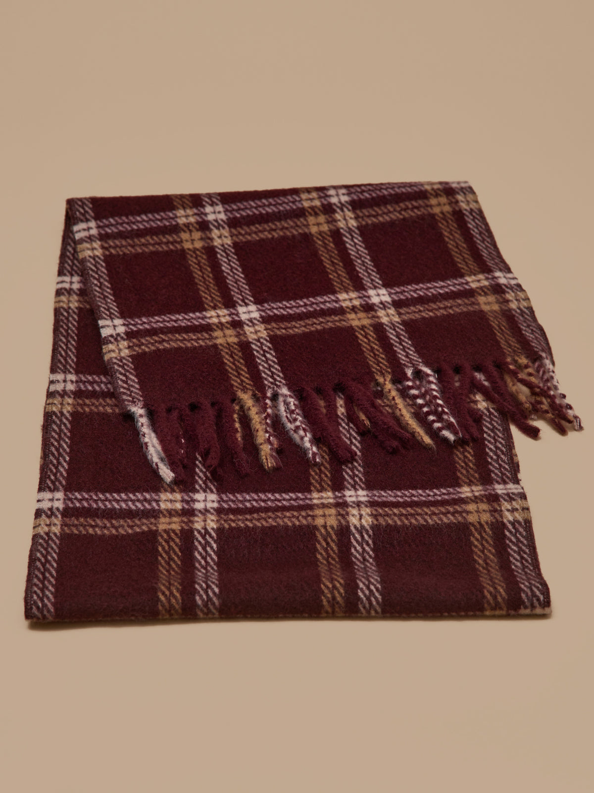 Women's checked scarf