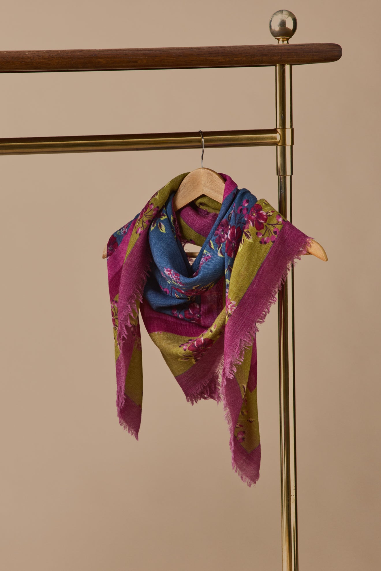Women's large print scarf