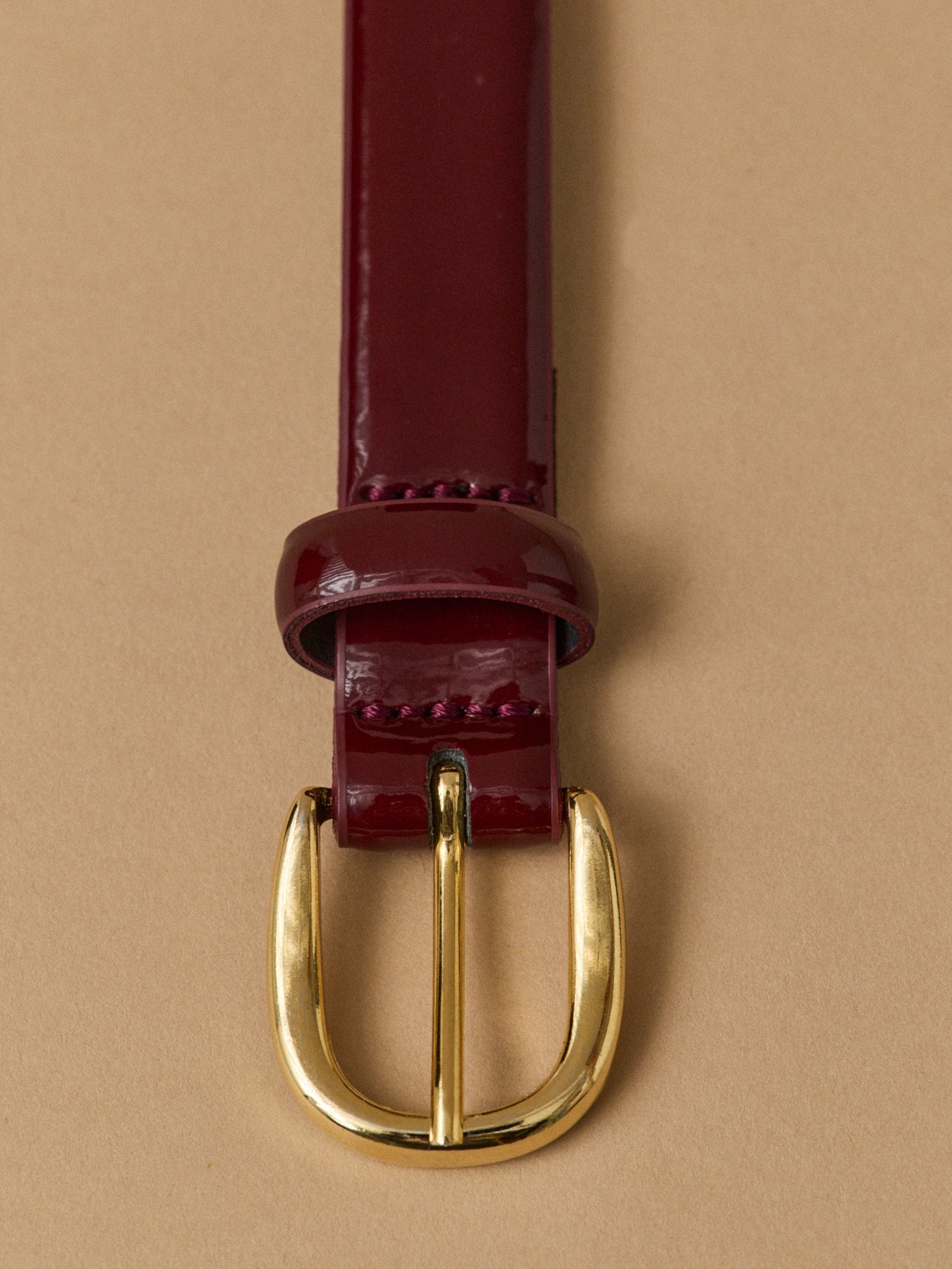 Ceinture fine cuir femme