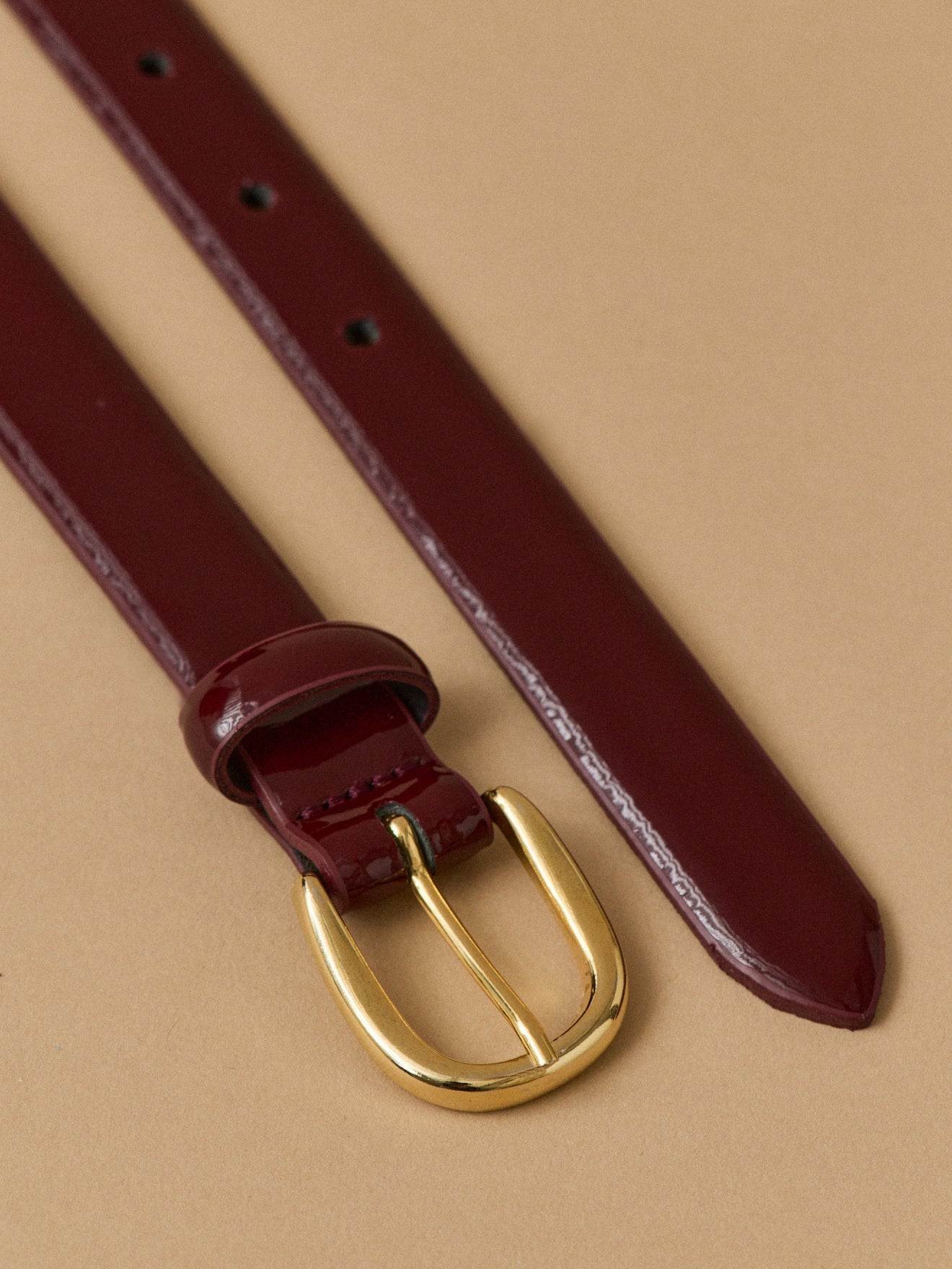 Ceinture fine cuir femme