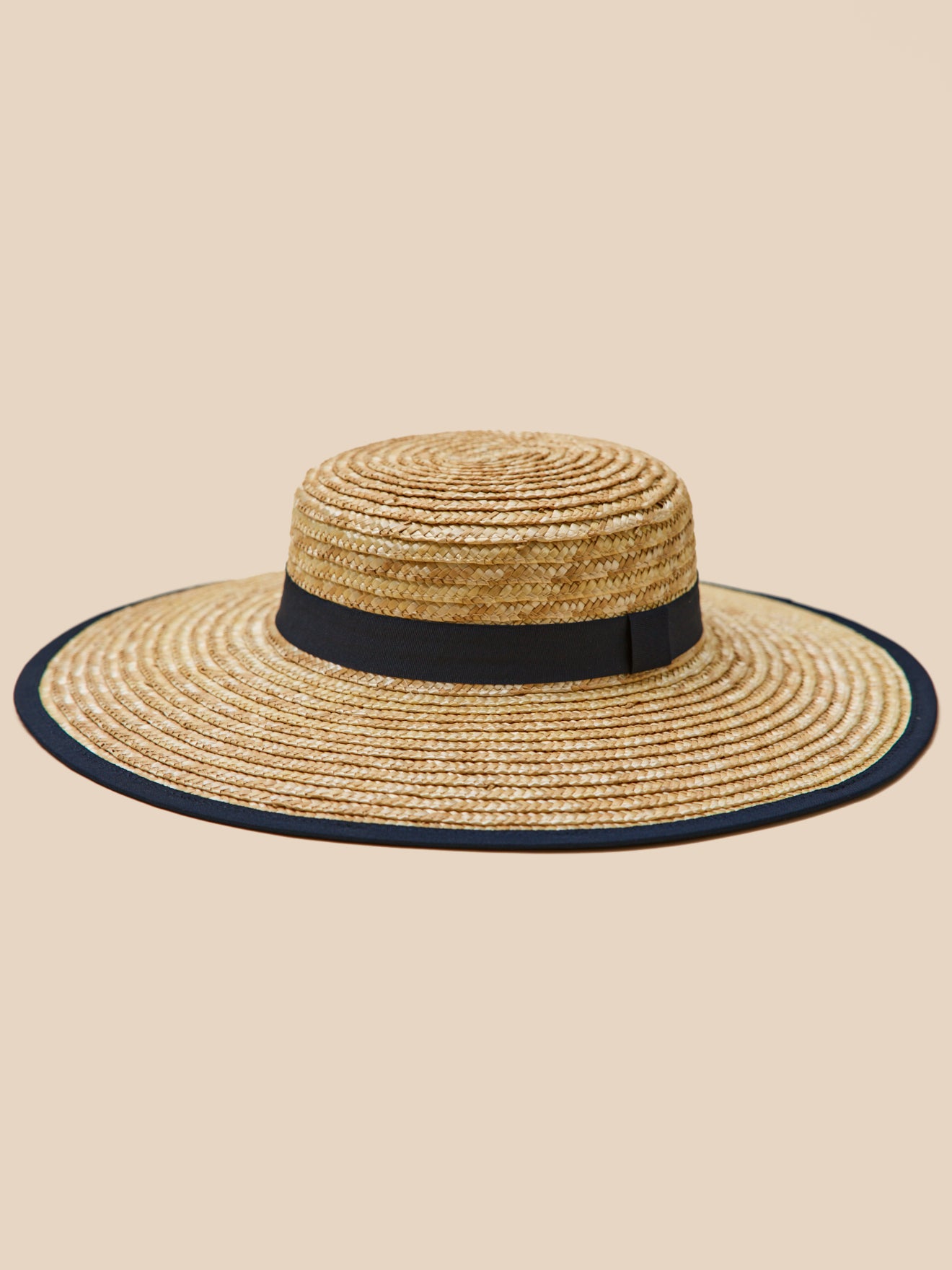 Women's wide-brimmed straw hat - Cyrillus COM