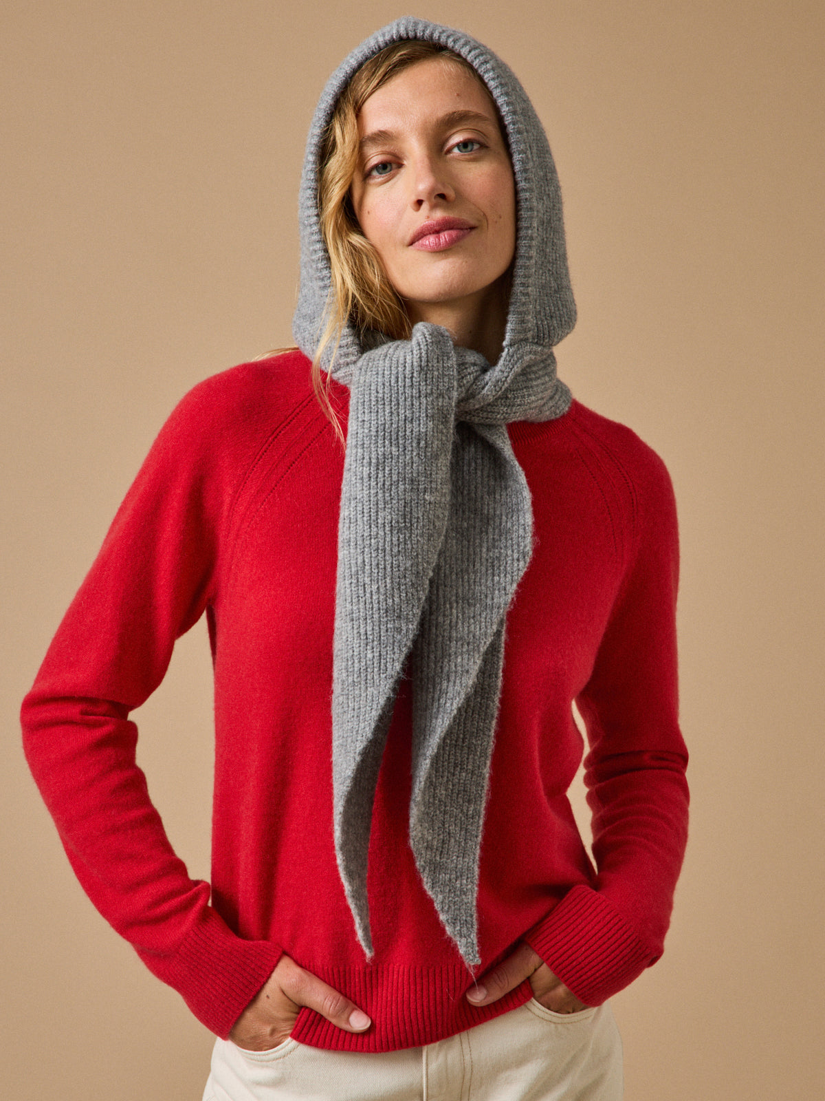 Women's hooded scarf
