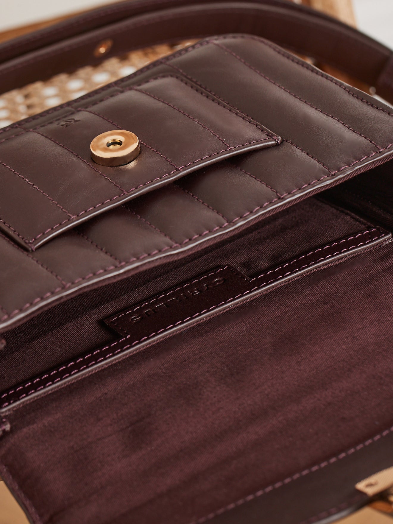 Women's quilted leather saddle bag - The Cyrillus Small Leather Goods Collection